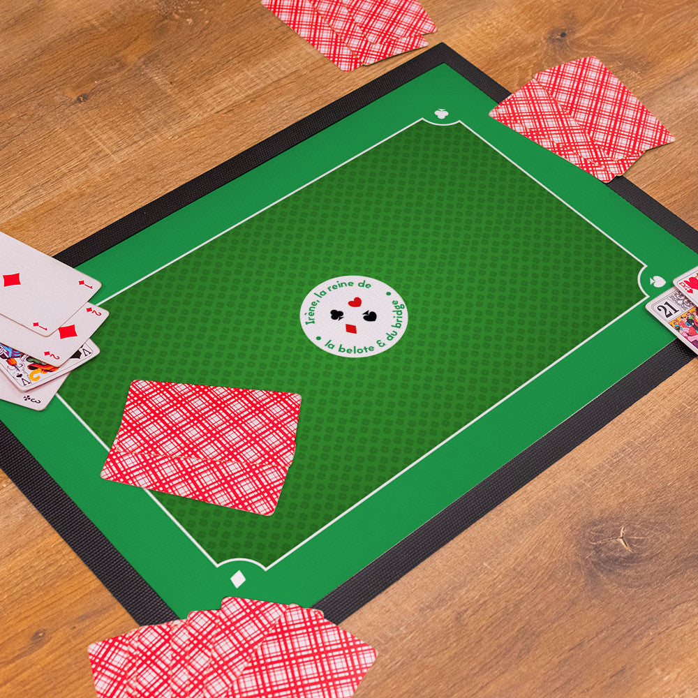 Tapis Jeu de Cartes à Personnaliser Format 35 x 50 cm - Jeux de Société Originaux