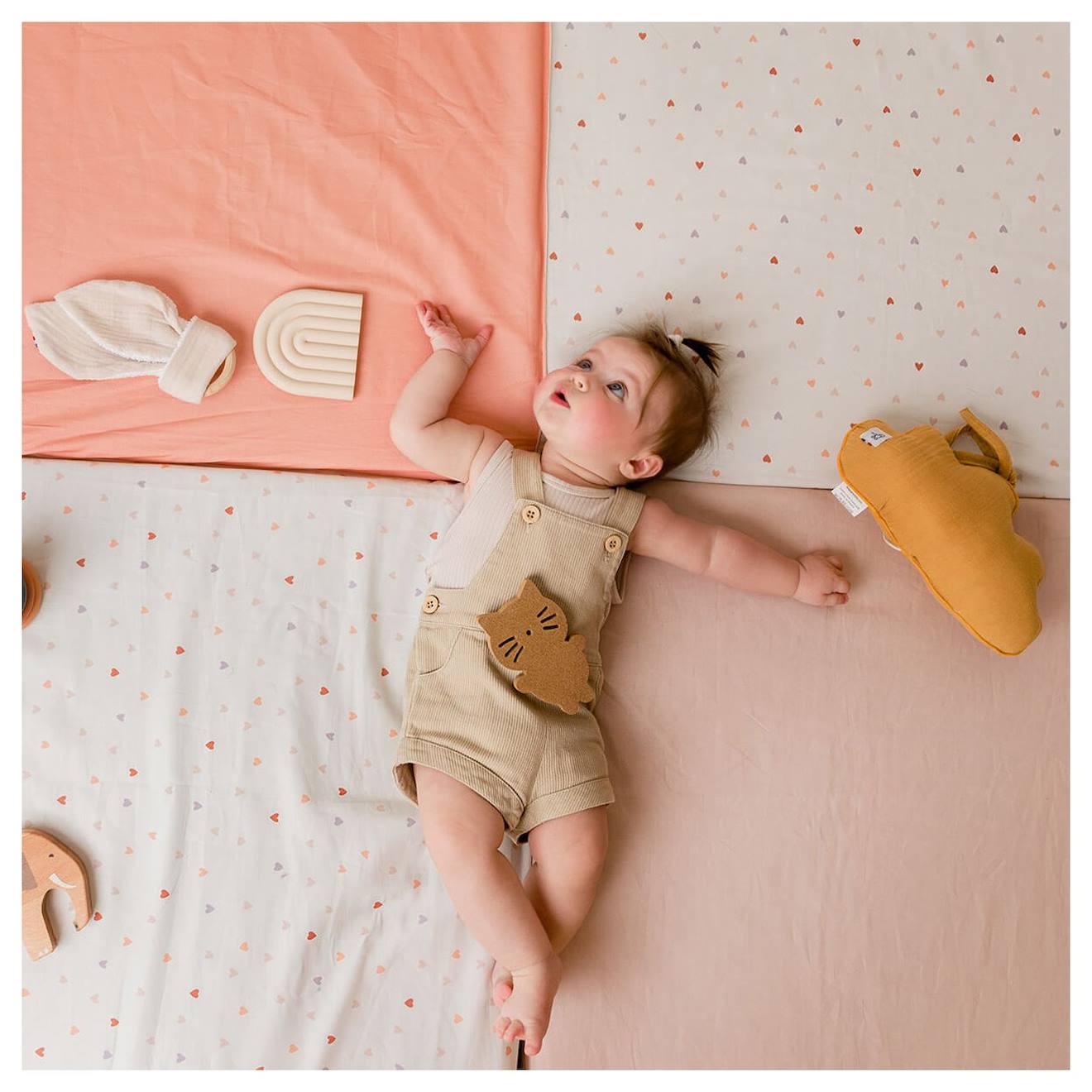 Tapis malin 3 en 1 modèle mon cœur