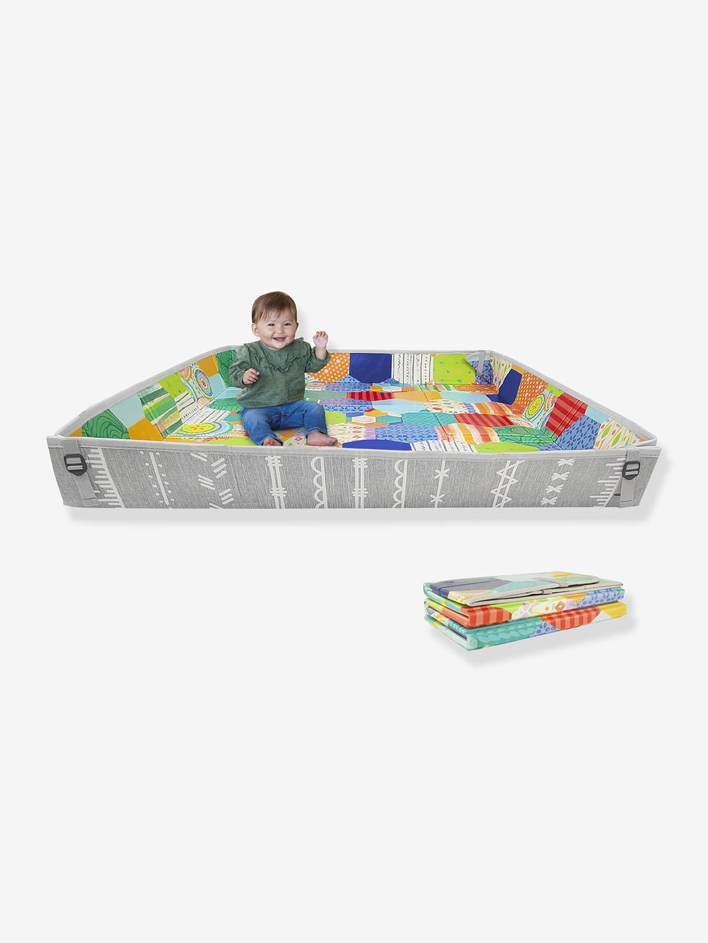 Tapis mousse géant pliable - multicolore