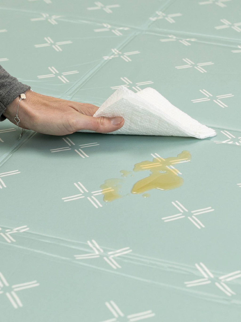 Tapis mousse géant pliable - écru