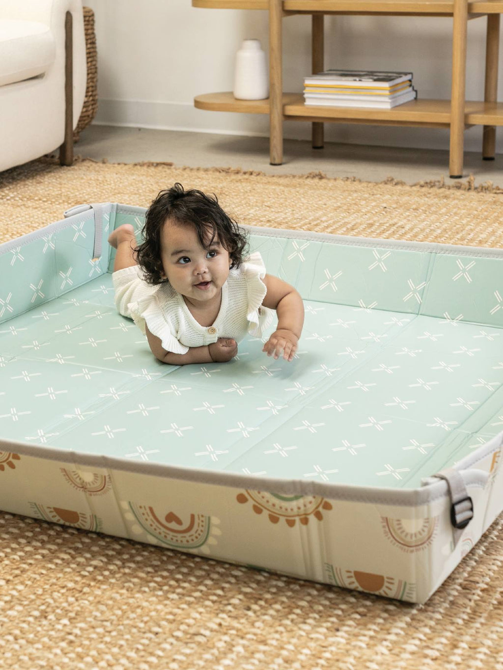 Tapis mousse géant pliable - écru