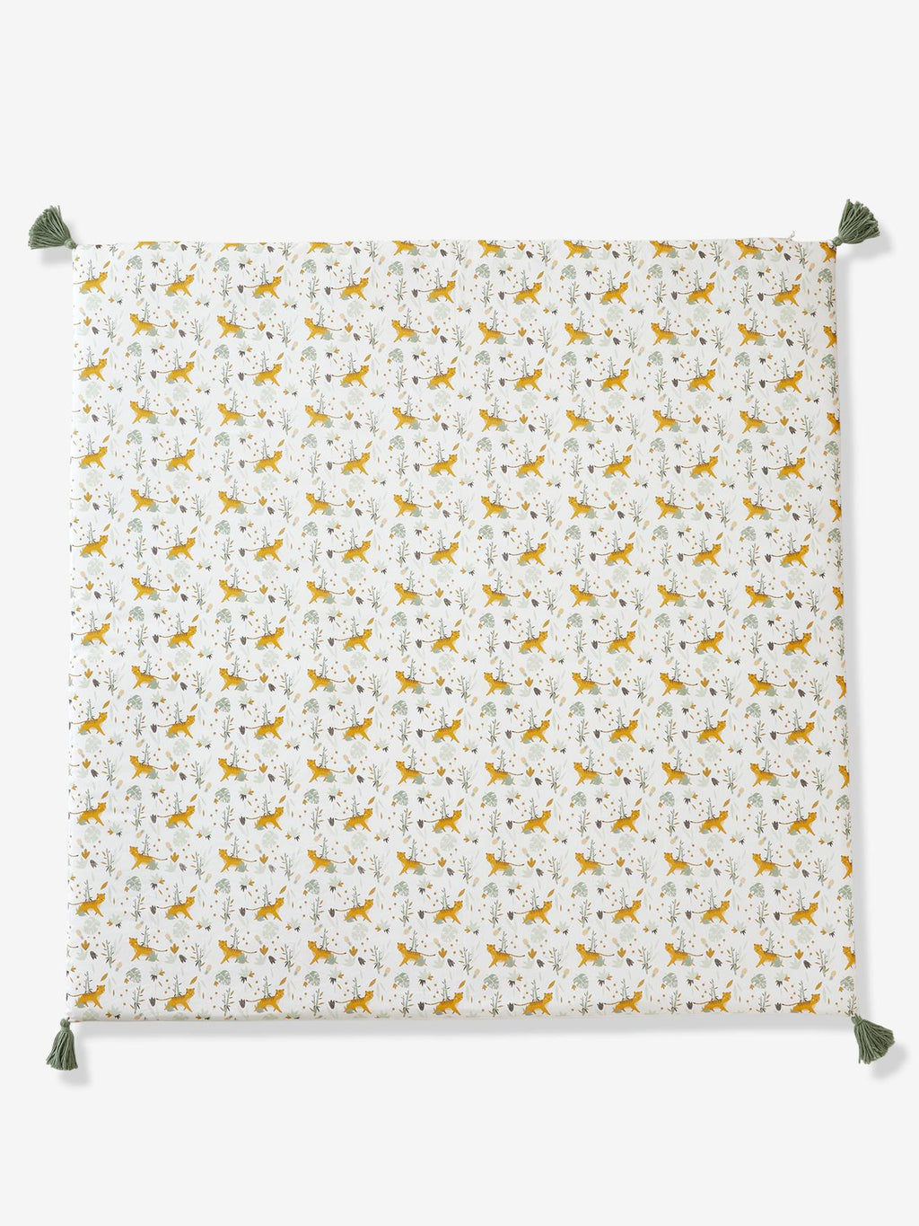 Tapis photo bébé personnalisable hanoï écru / multicolore