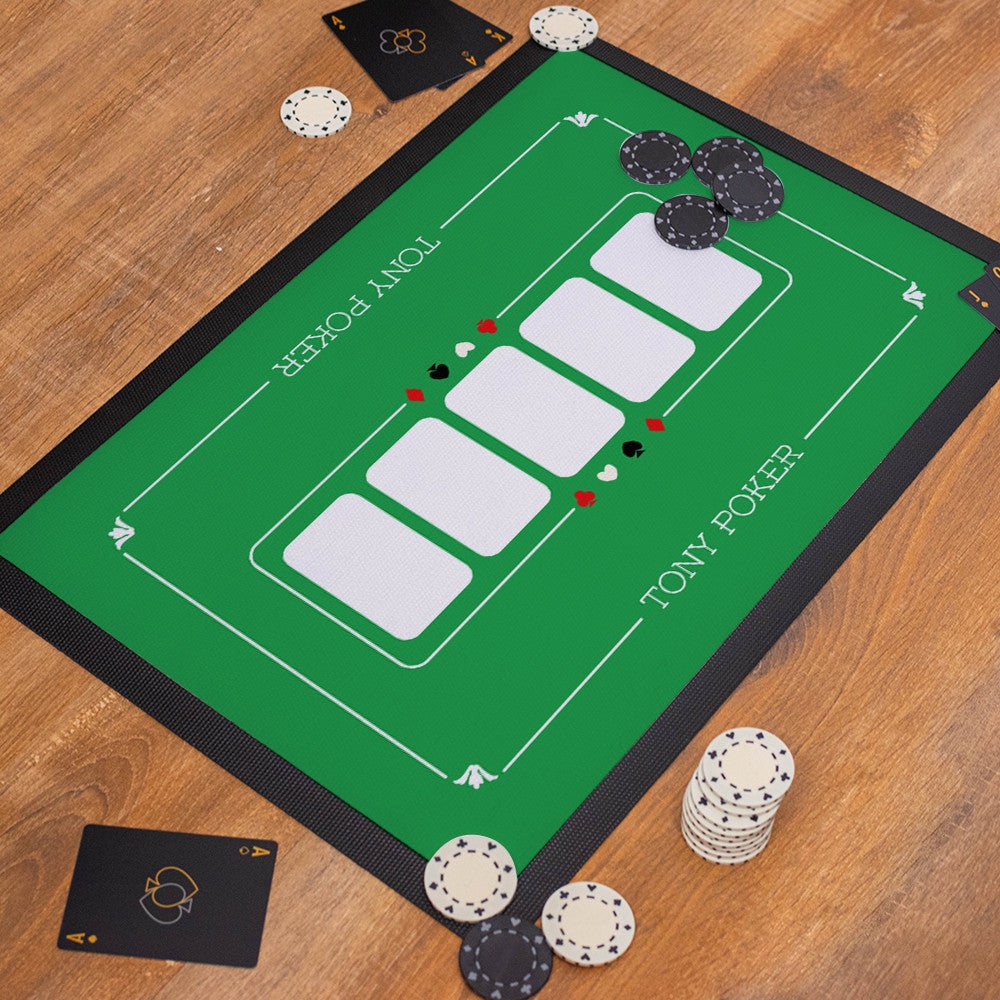 Tapis de Poker à Personnaliser Format 35 x 50 cm - Poker