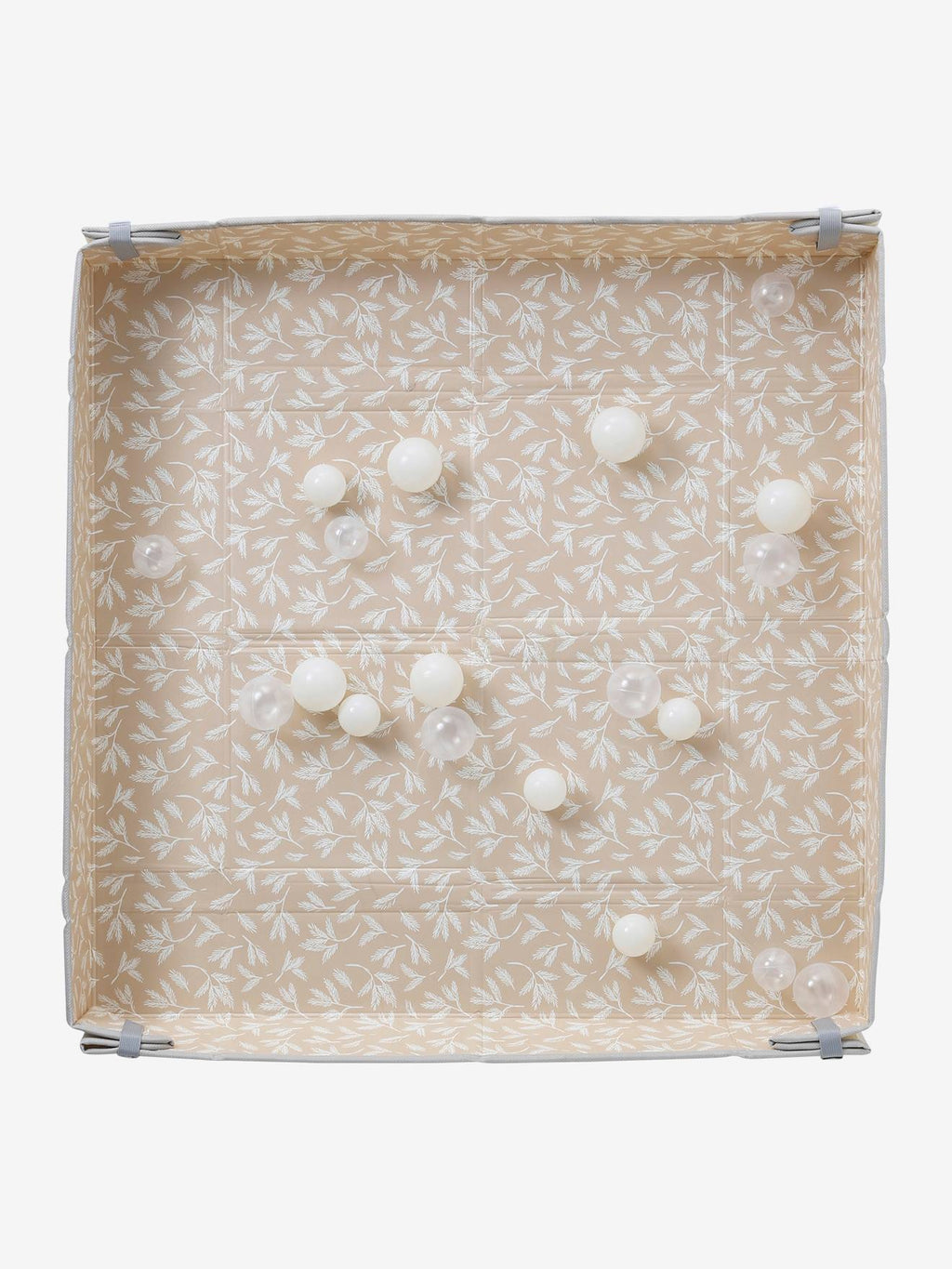 Tapis réversible et pliable avec balles feuilles