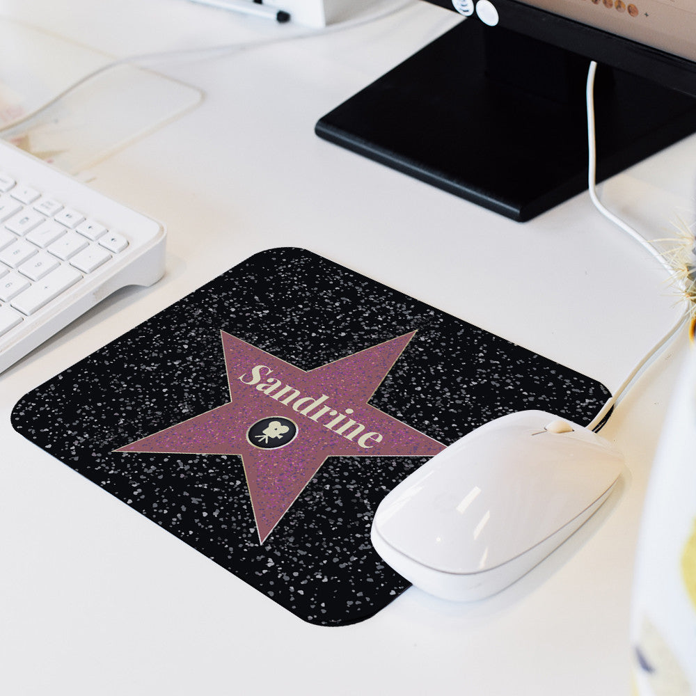 Tapis de Souris Etoile de Star à Personnaliser - Tapis de Souris Personnalisé