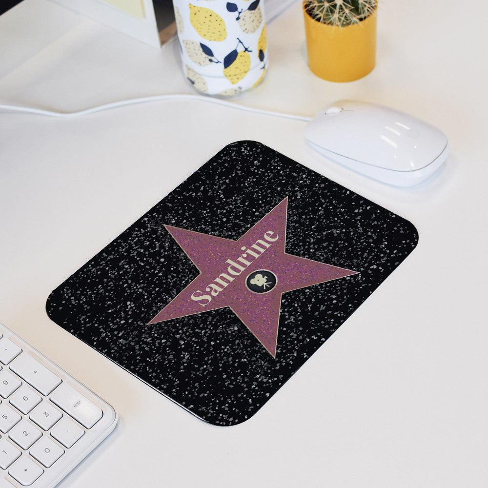 Tapis de Souris Etoile de Star à Personnaliser - Tapis de Souris Personnalisé