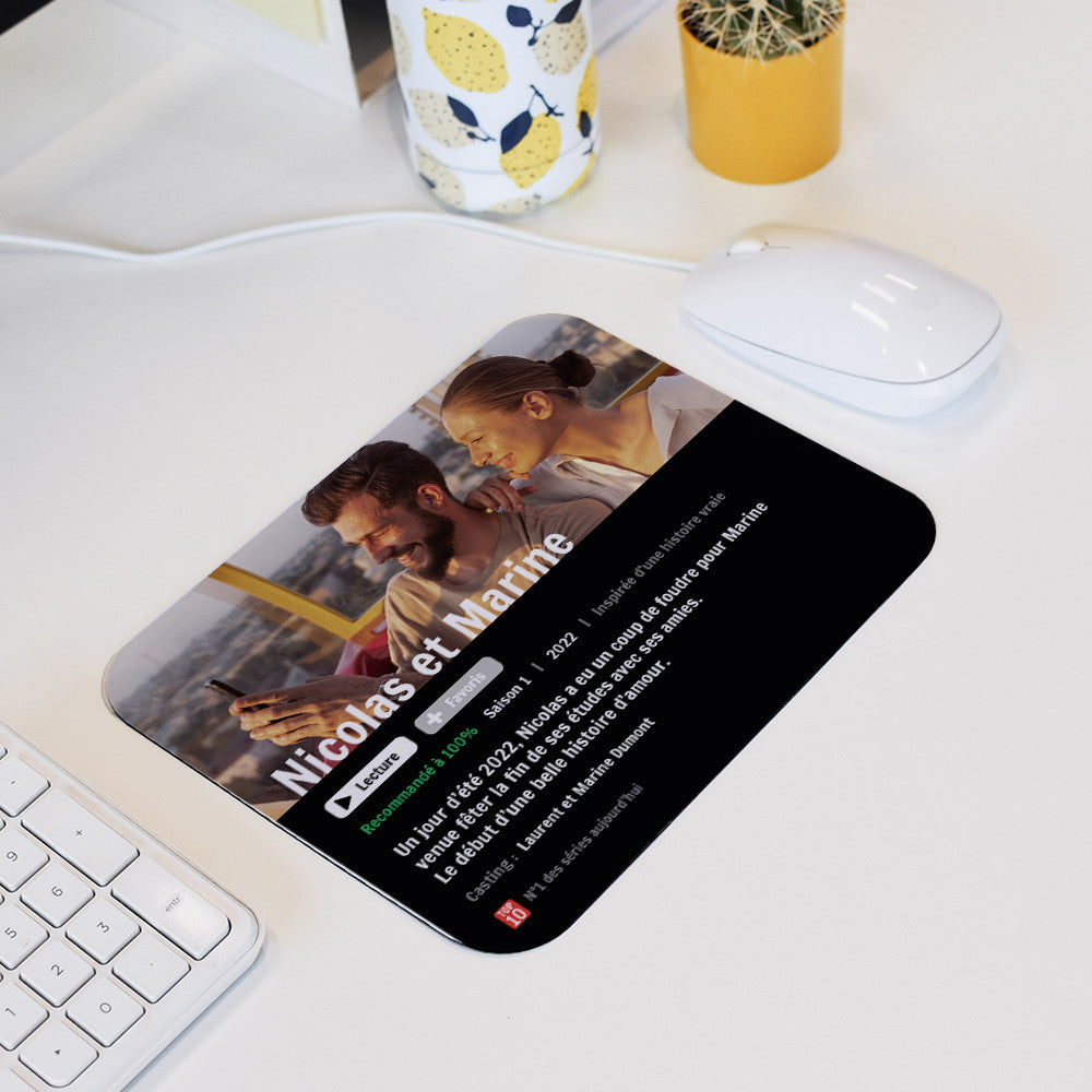 Tapis de Souris Streaming à Personnaliser - Tapis de Souris Personnalisé