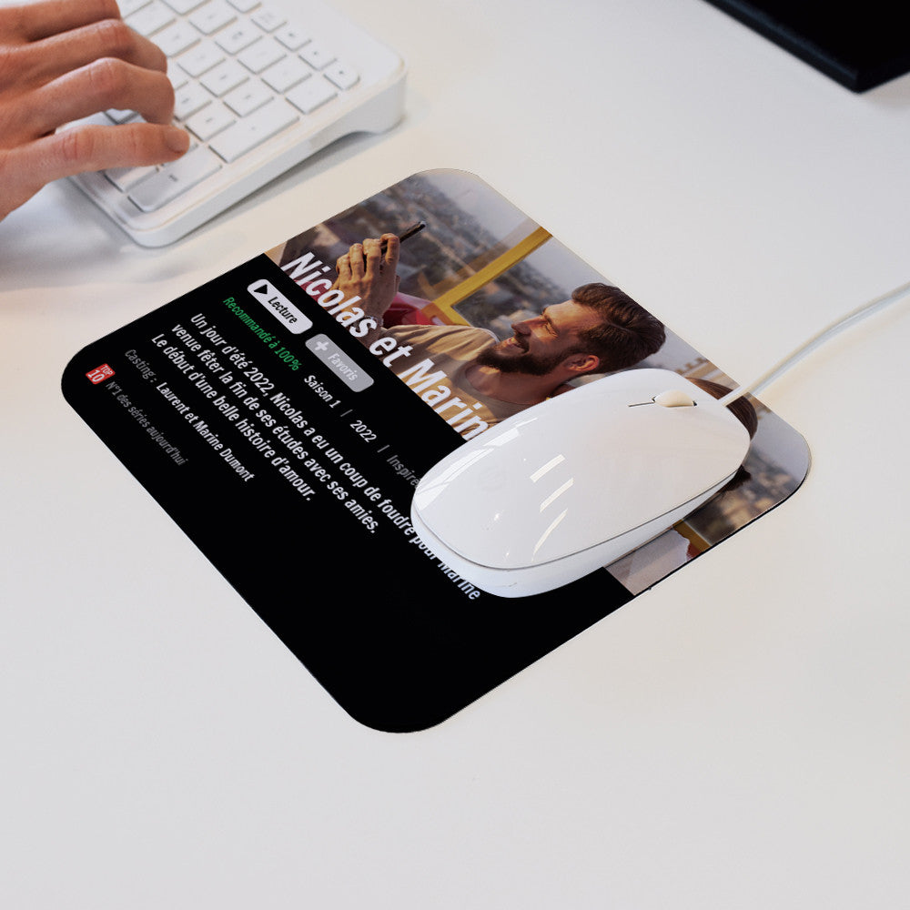 Tapis de Souris Streaming à Personnaliser - Tapis de Souris Personnalisé