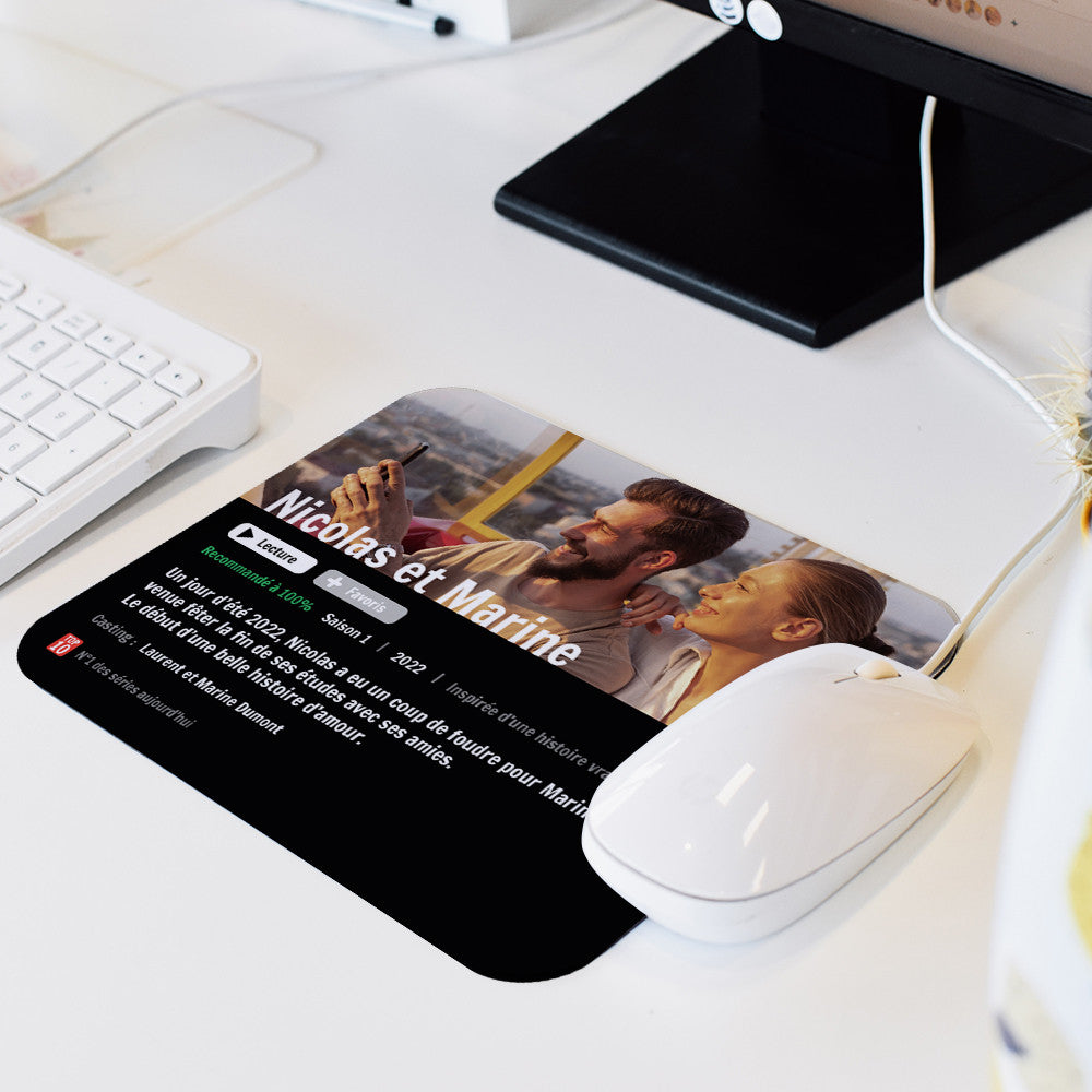 Tapis de Souris Streaming à Personnaliser - Tapis de Souris Personnalisé