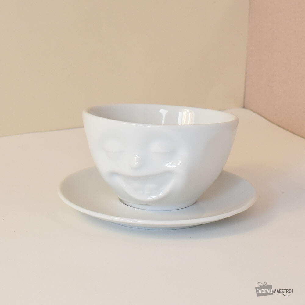 Tasse à Café Humeur du Matin Rieur - Tasse à Café Originale CadoMaestro