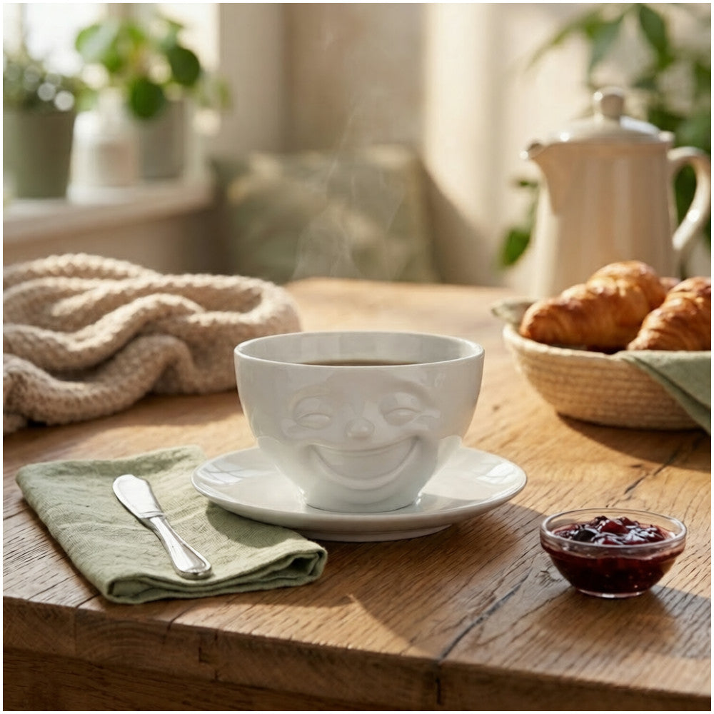 Tasse à Café Humeur du Matin Rieur - Tasse à Café Originale