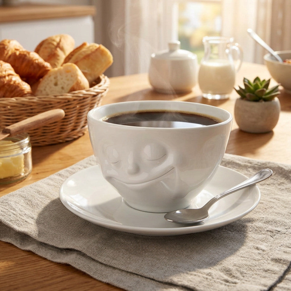 Tasse à Café Humeur du Matin Heureux - Tasse à Café Originale