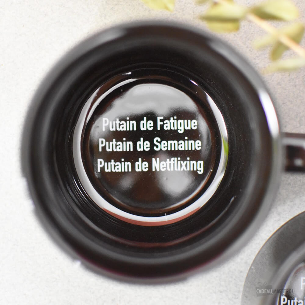Tasses "Putain de Tasses" (x5) - Tasse à Café Originale Fisura