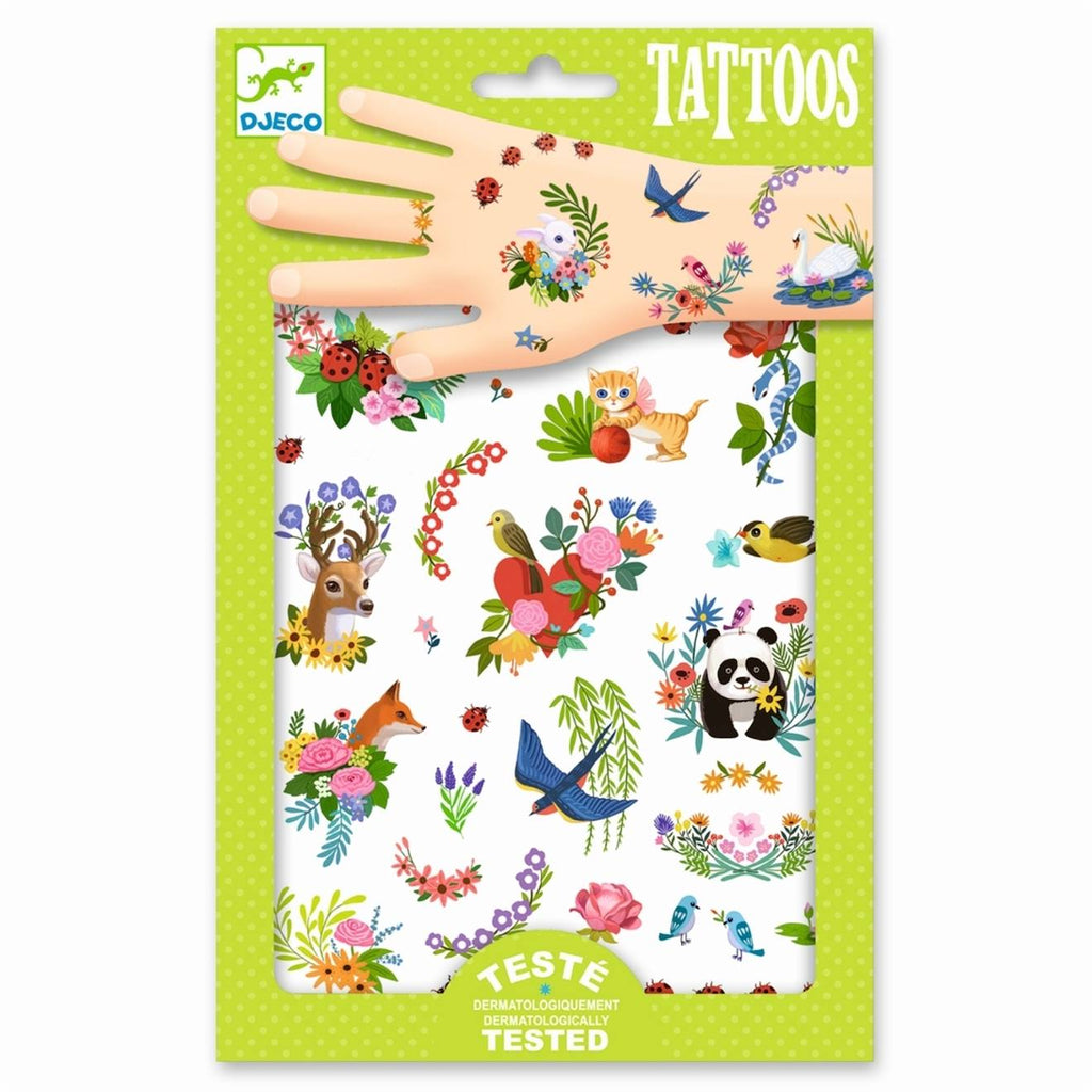 Tatouages happy spring multicolore