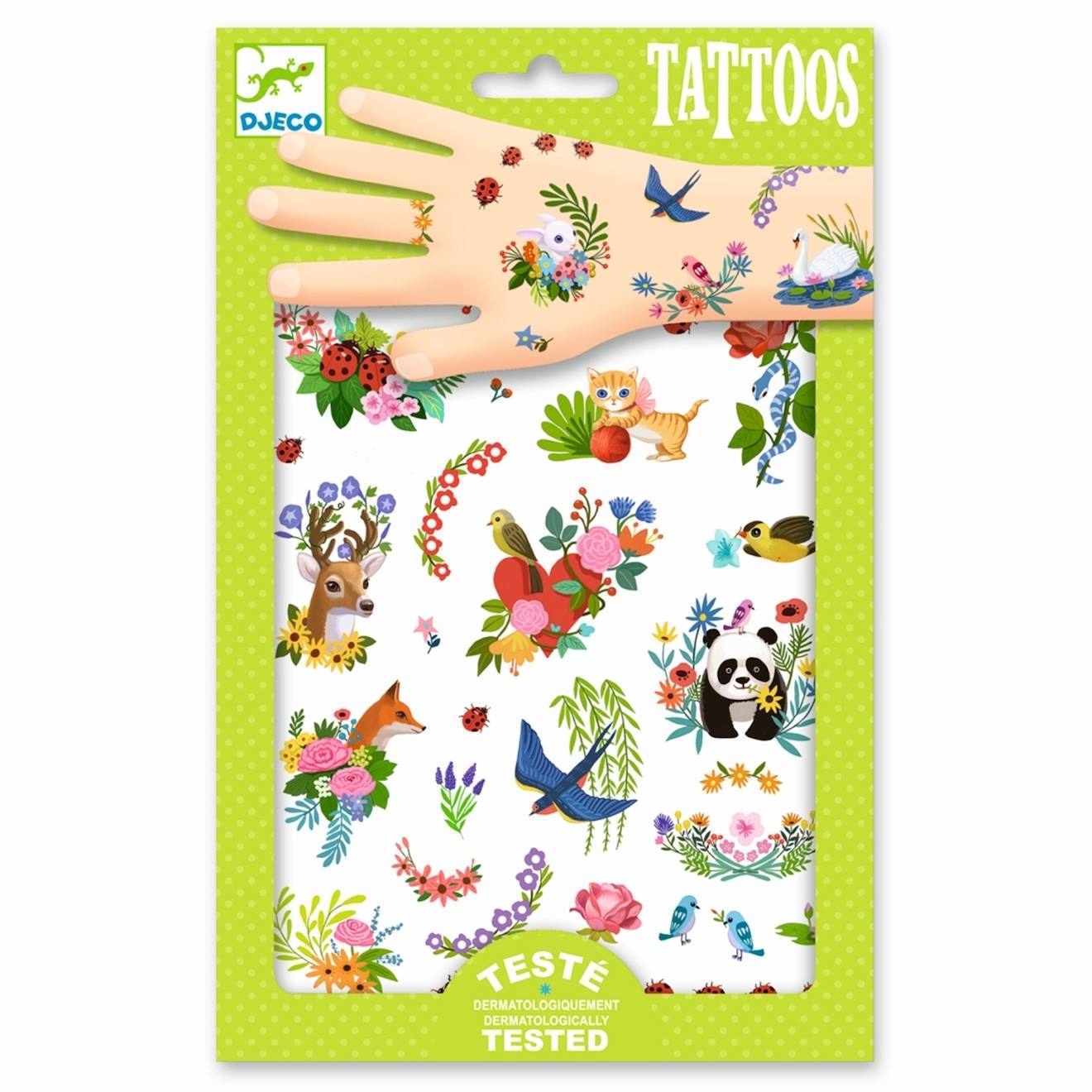 Tatouages happy spring multicolore
