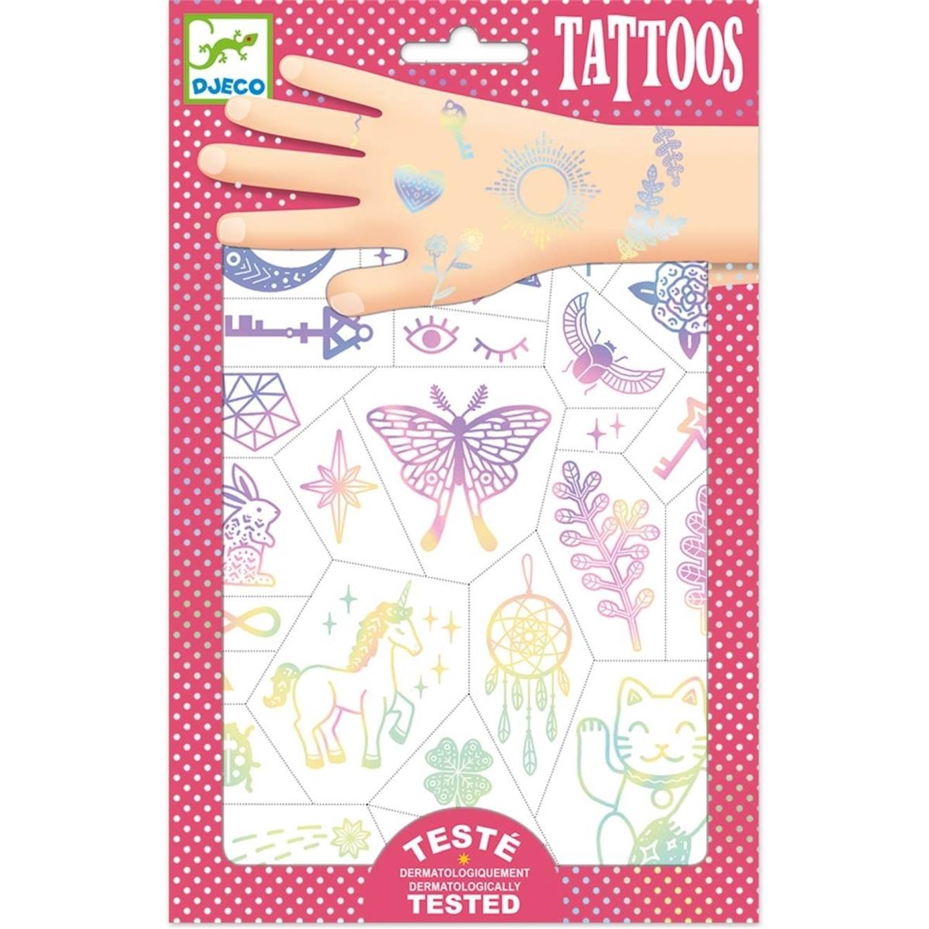 Tatouages lucky charms multicolore