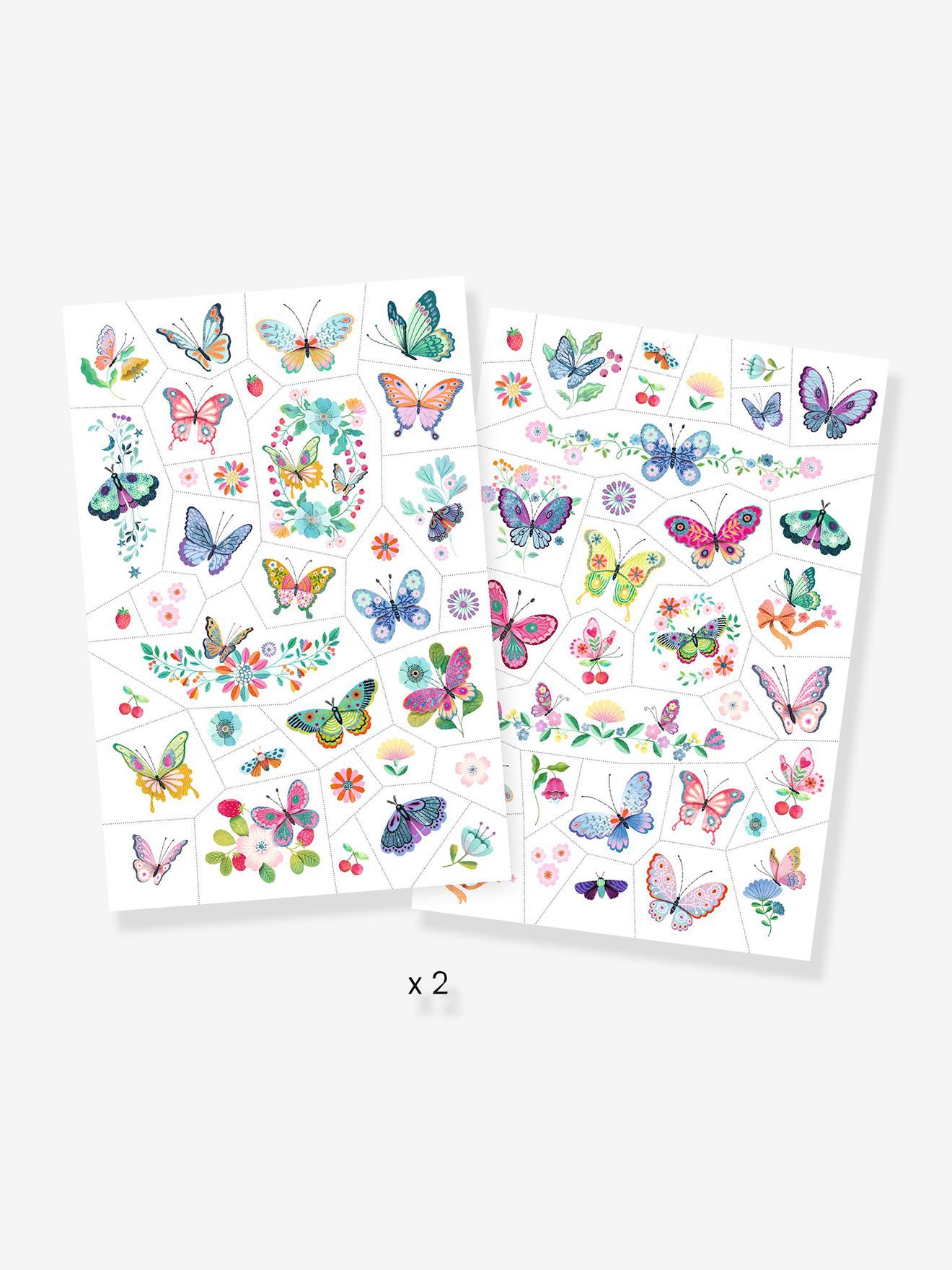 Tatouages papillons de rêve - multicolore