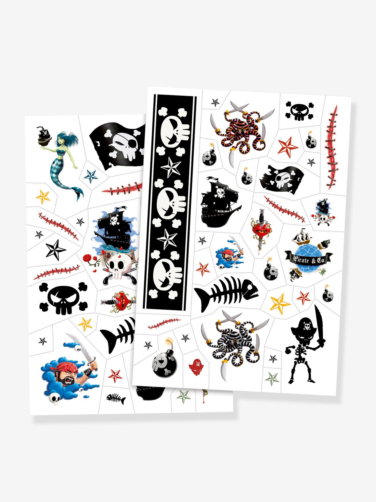 Tatouages pirates rouge