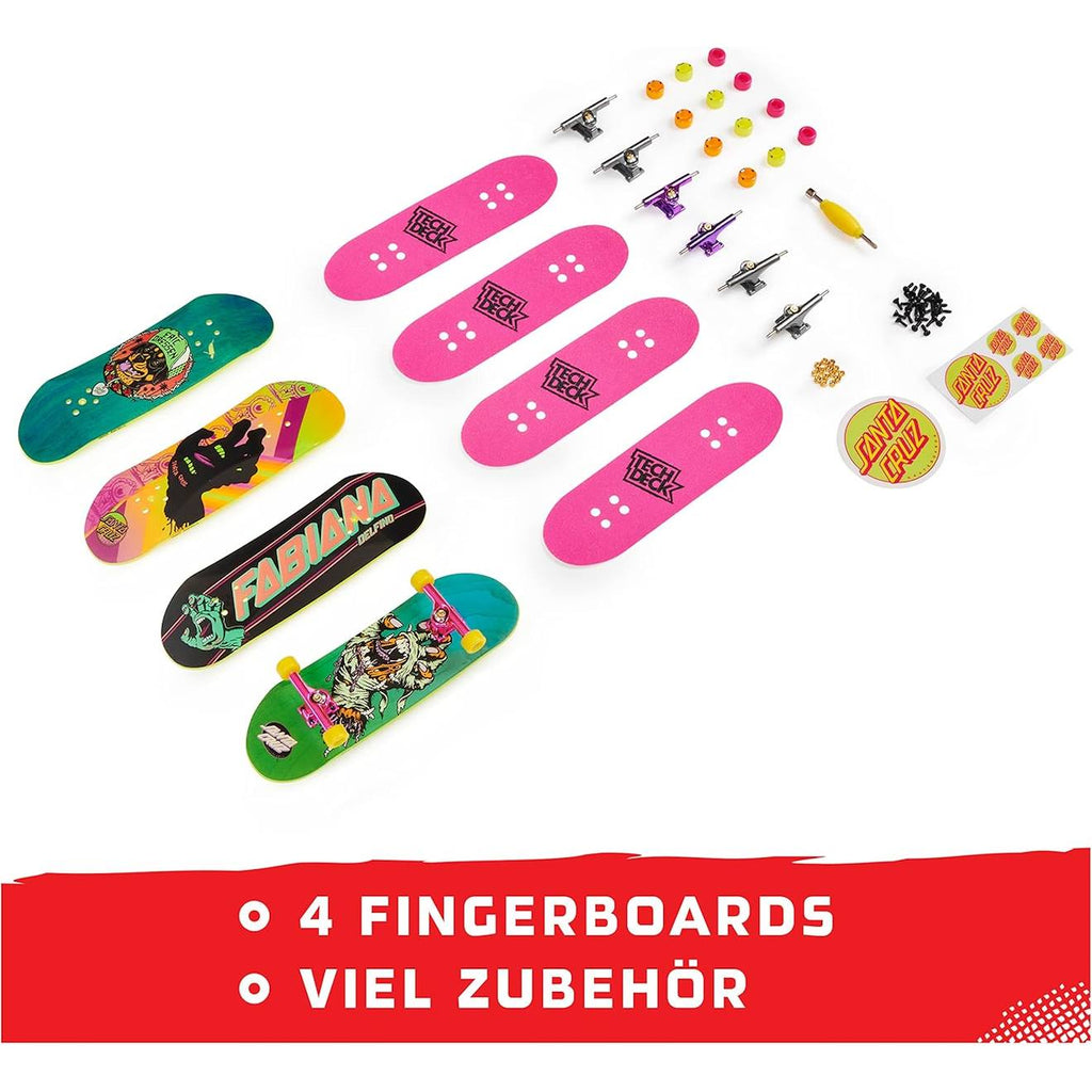 Tech deck - ultra dlx lot de 4 multicolore