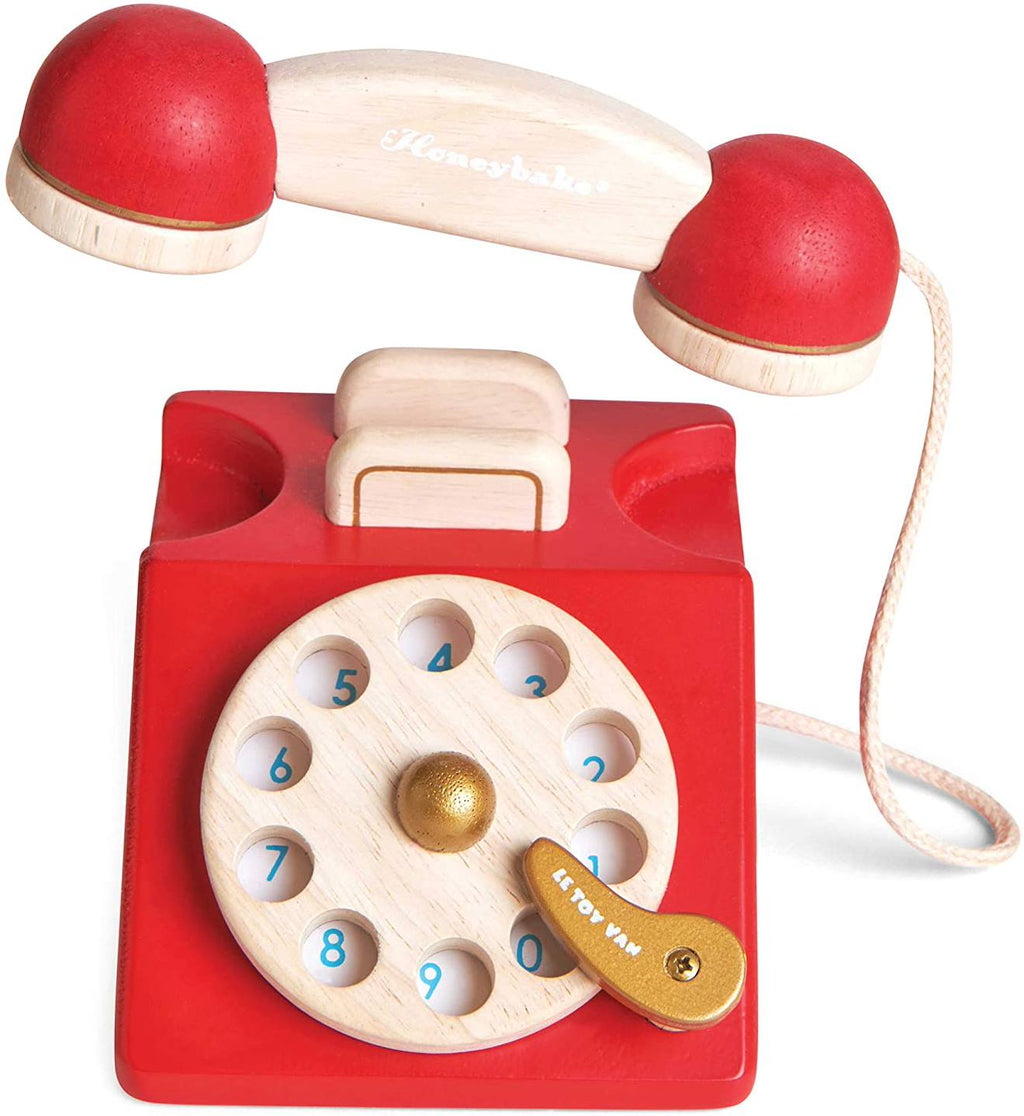 Téléphone vintage rouge