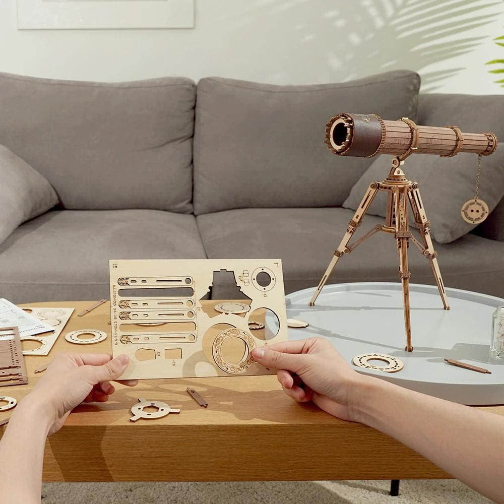 Télescope en Bois à Monter - Maquette Bois