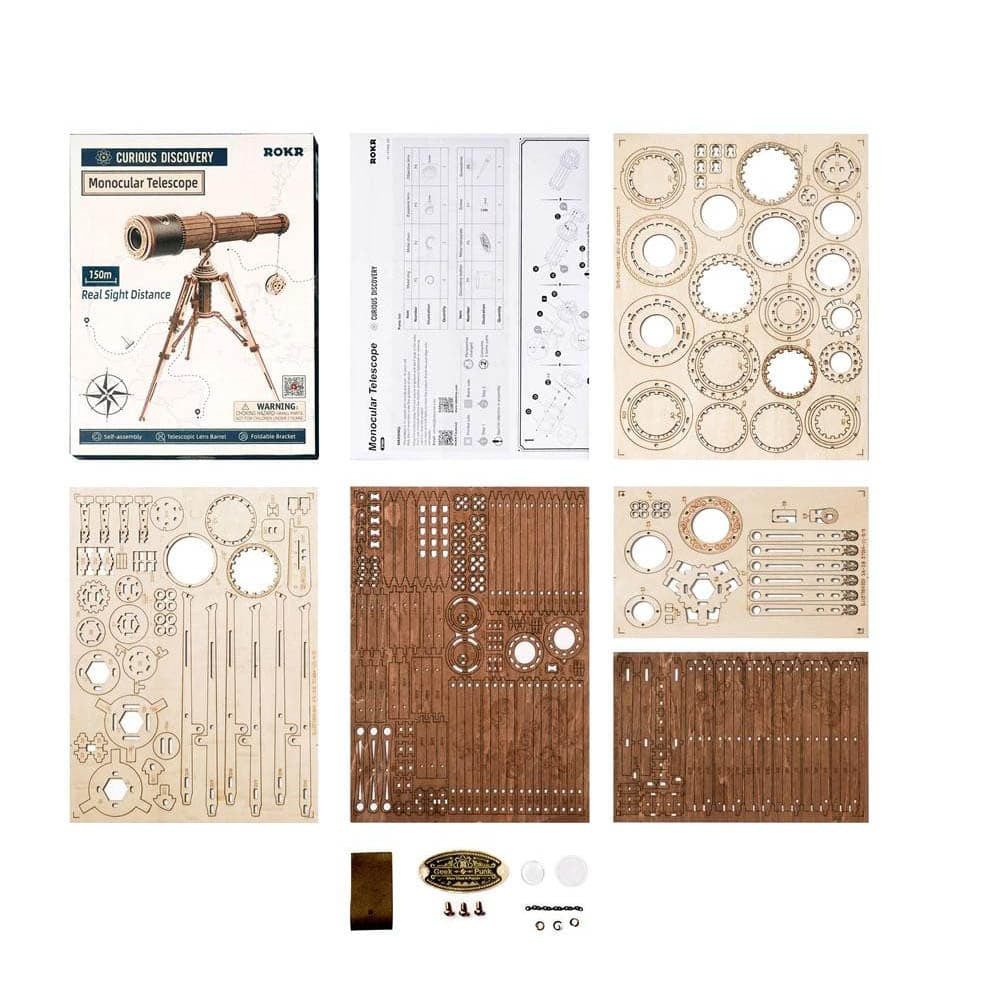 Télescope en Bois à Monter - Maquette Bois