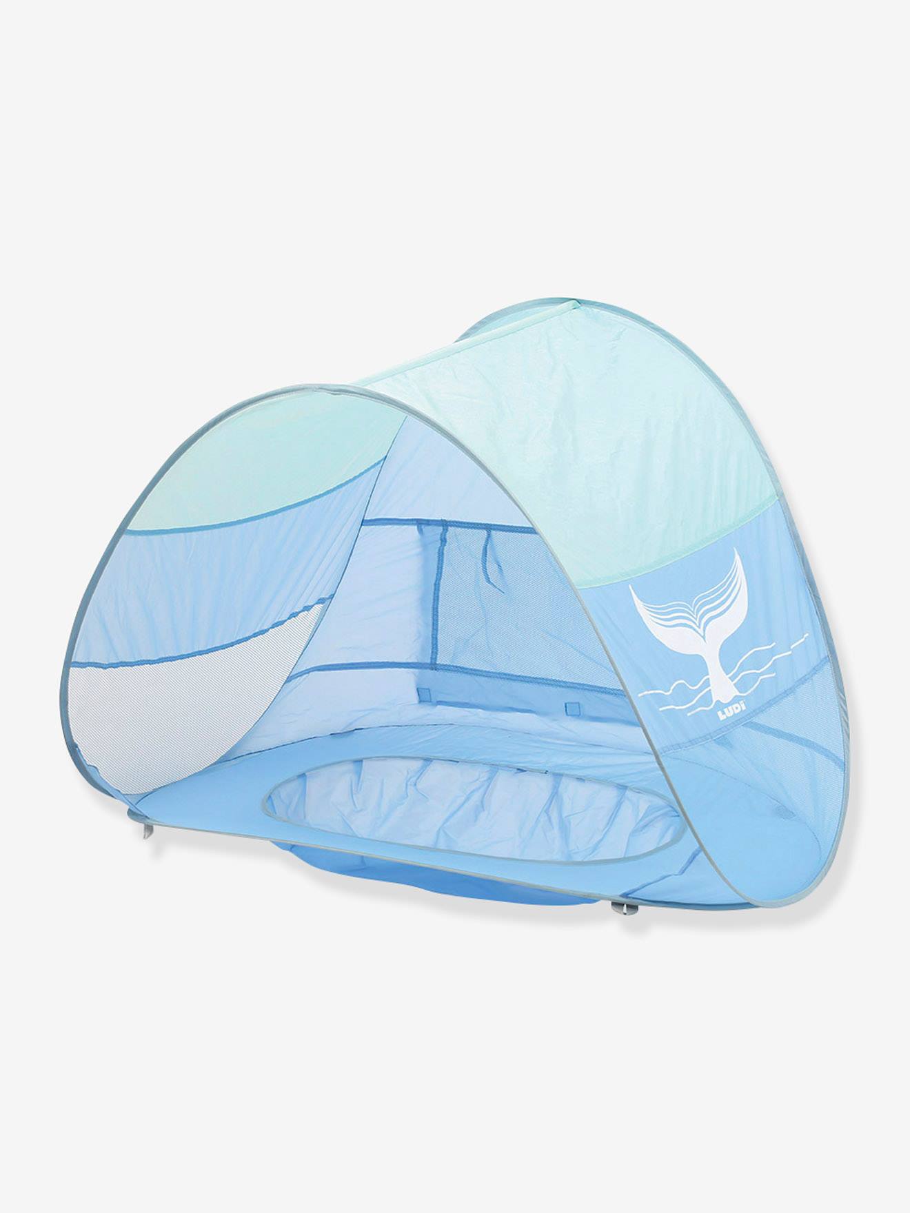 Tente anti-UV piscine multifonction bleu