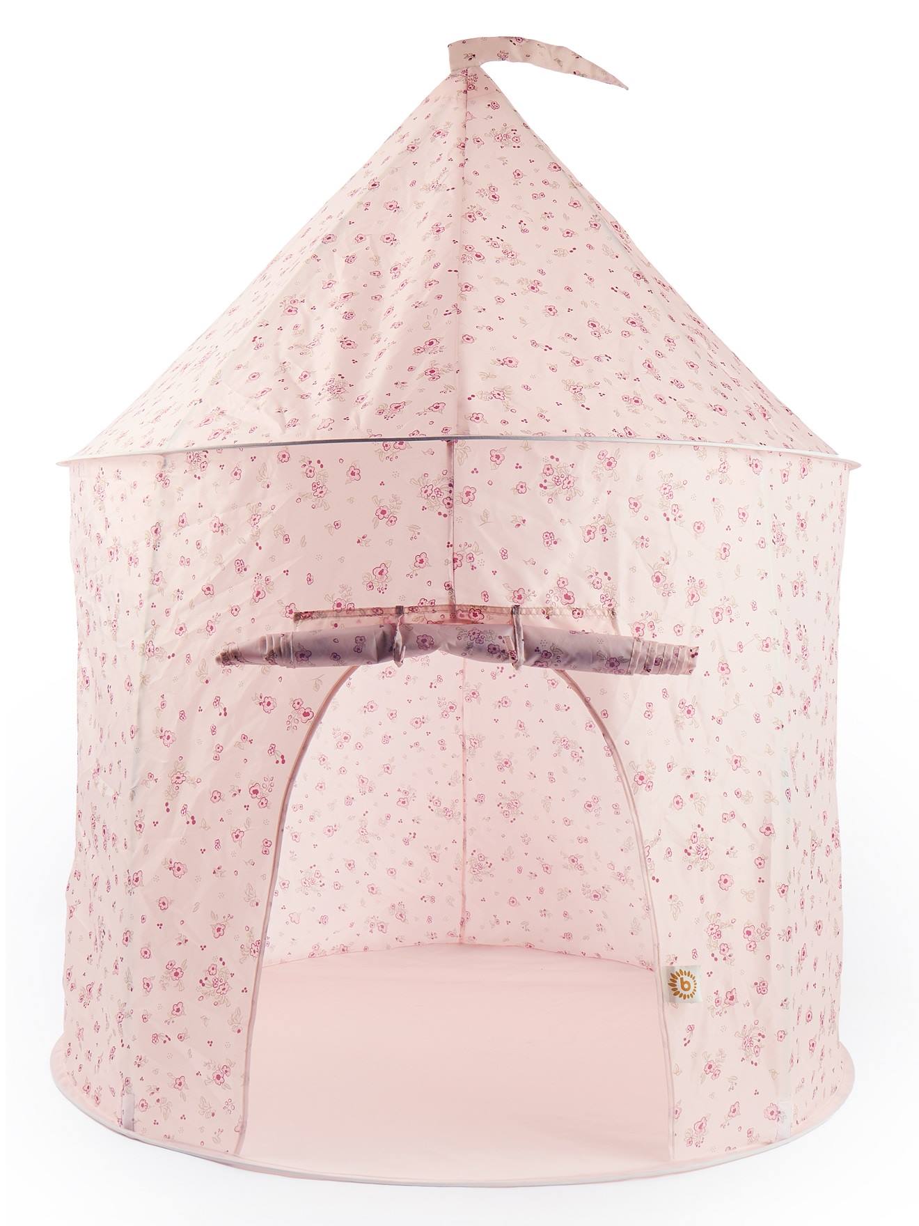 Tente de jeu château - pop up, dots dreamy flowers