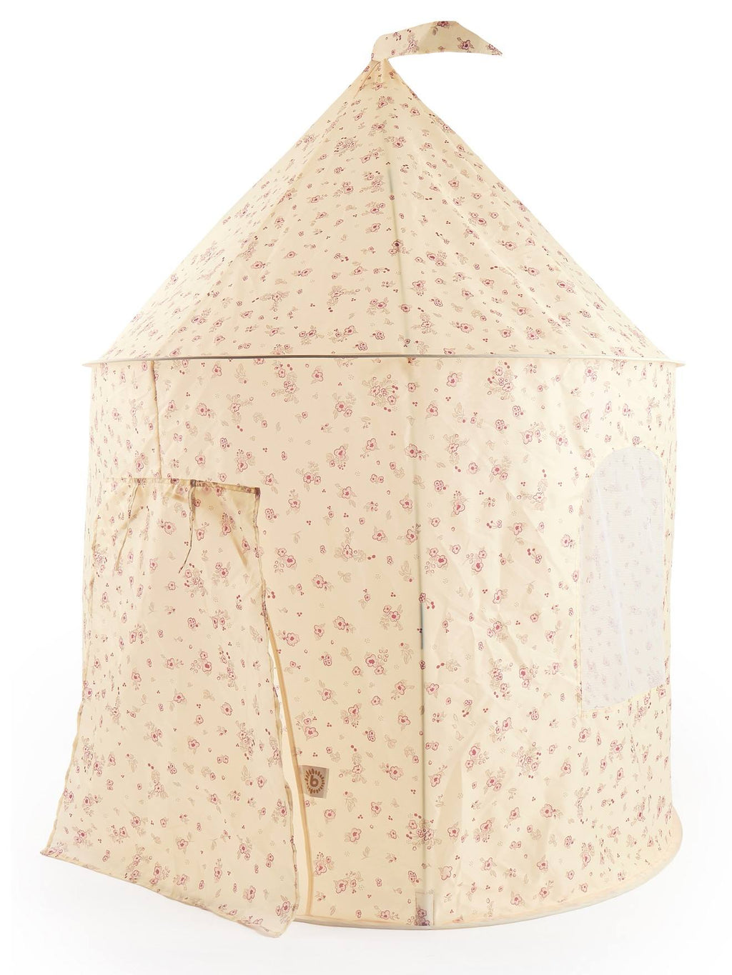 Tente de jeu château - pop up, dots vintage flowers