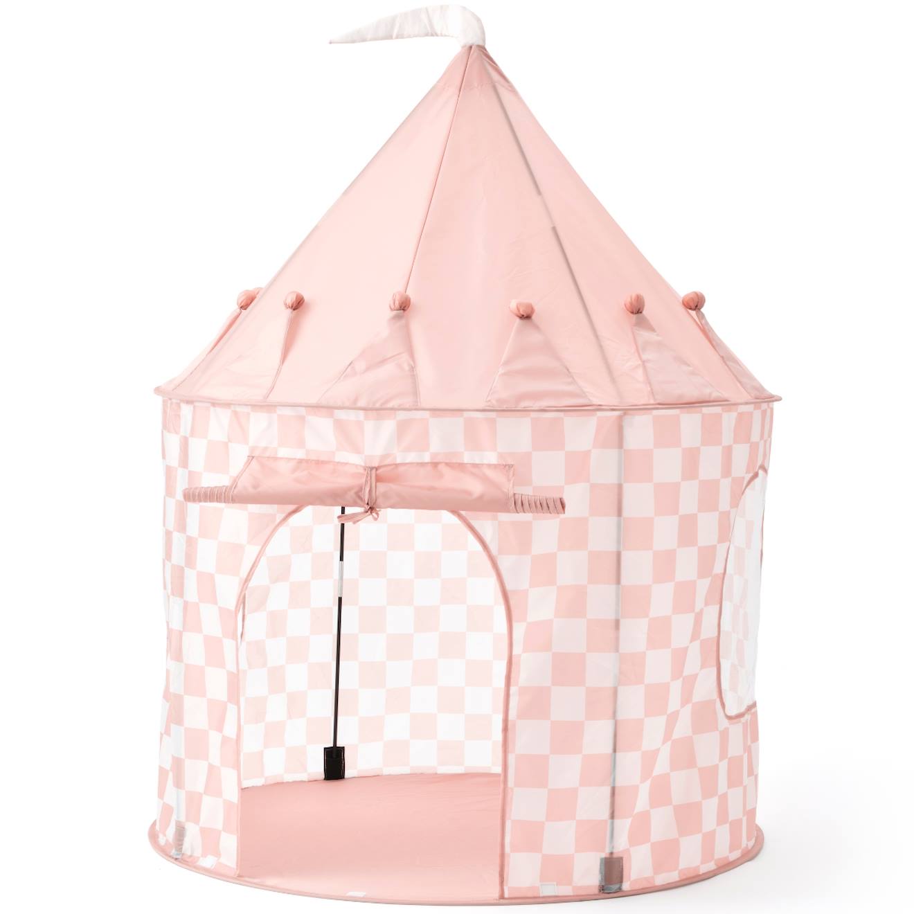 Tente de jeu corail, blanc