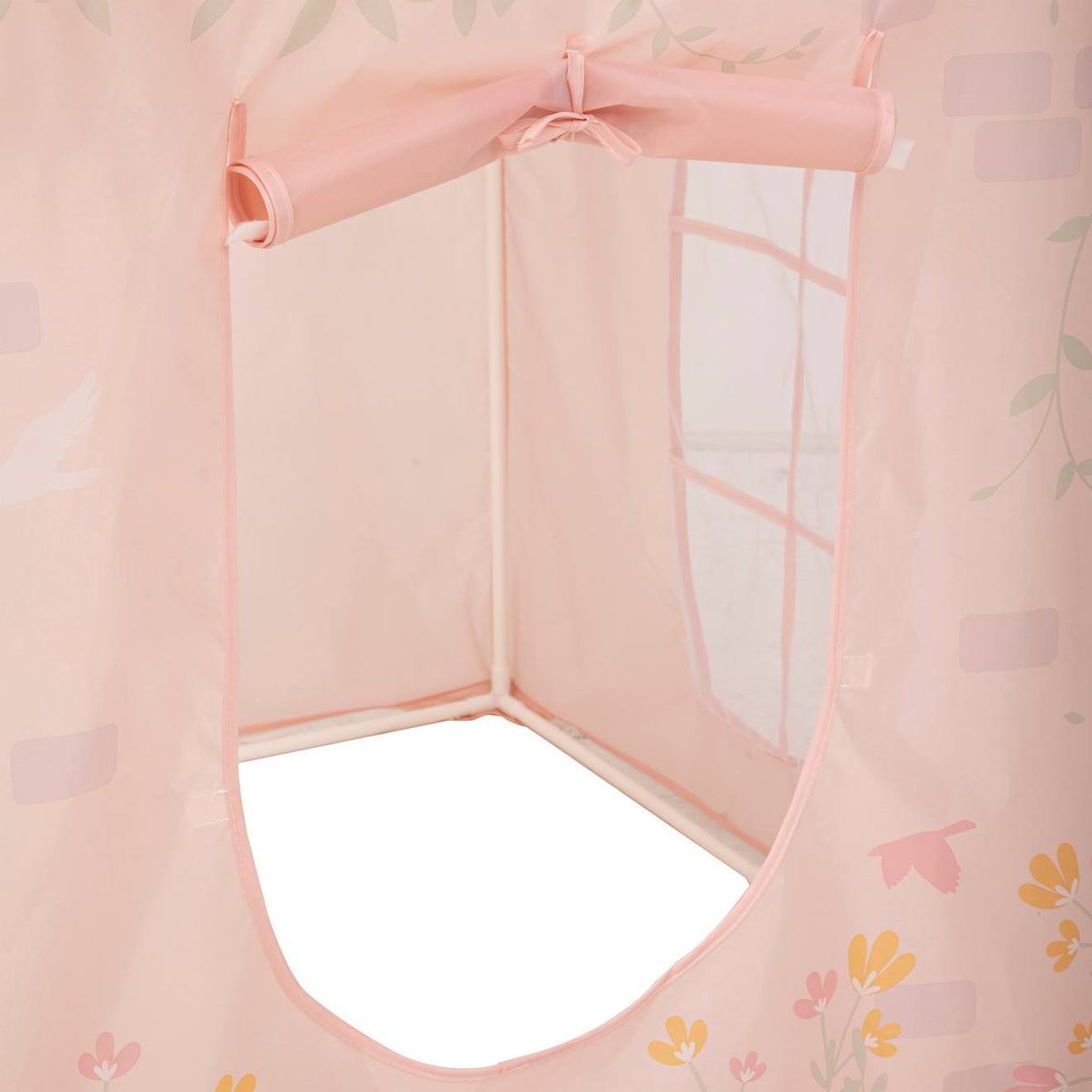 Tente enfant - château rose