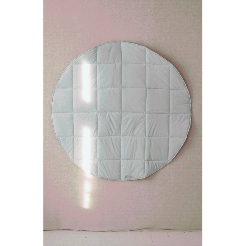 Tente tipi avec guirlande et tapis gold star en lin gris
