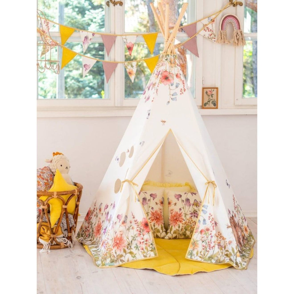 Tente tipi en coton blanc