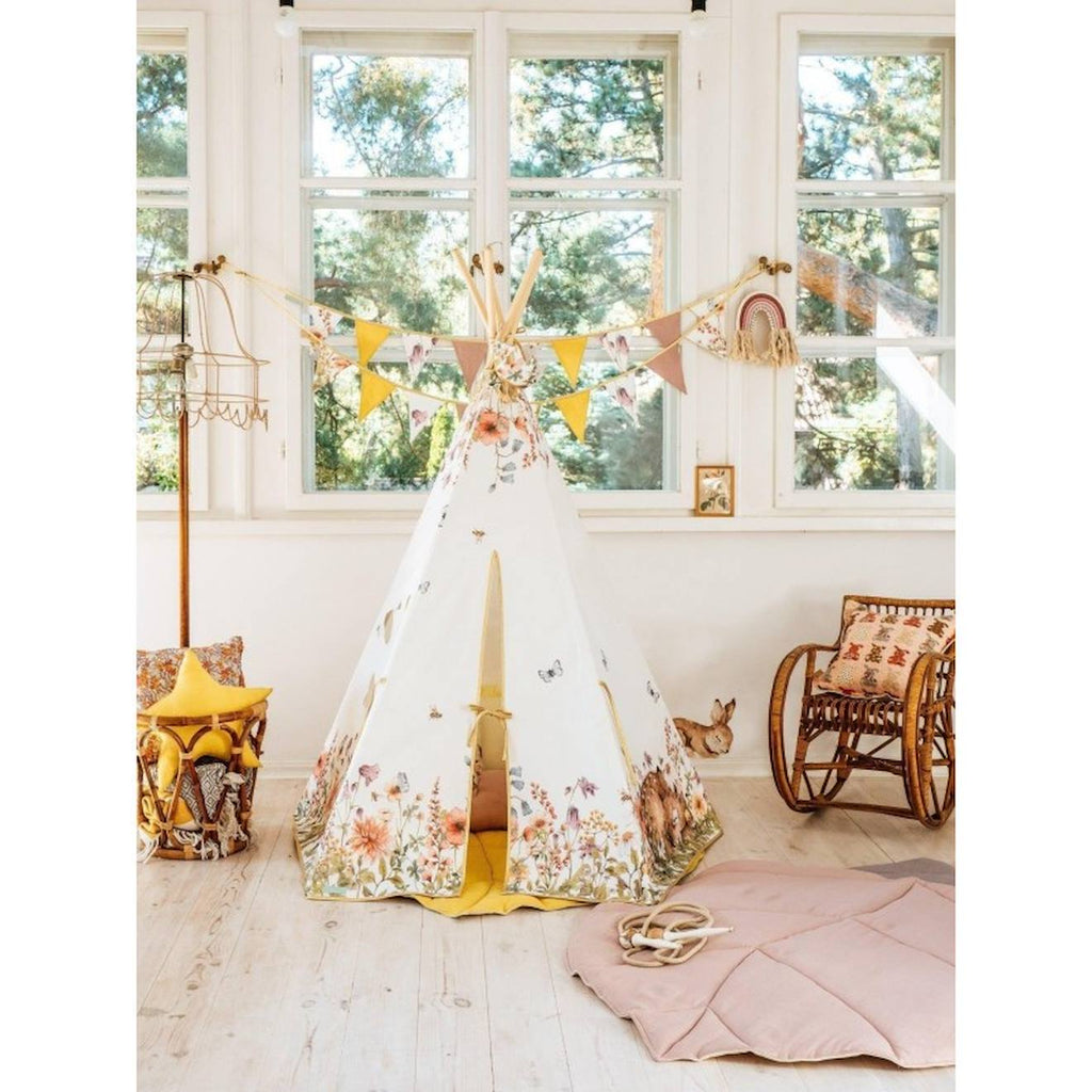 Tente tipi en coton blanc
