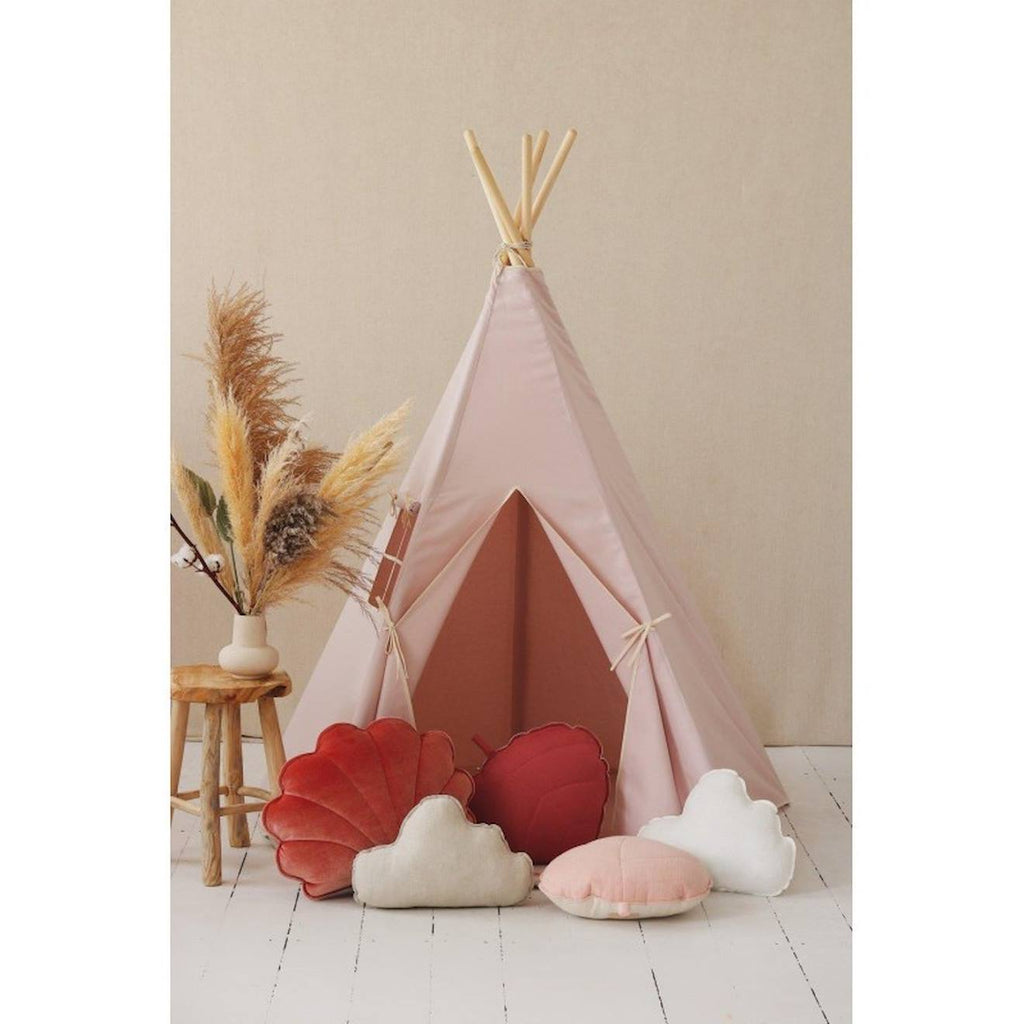 Tente tipi renard en coton rose