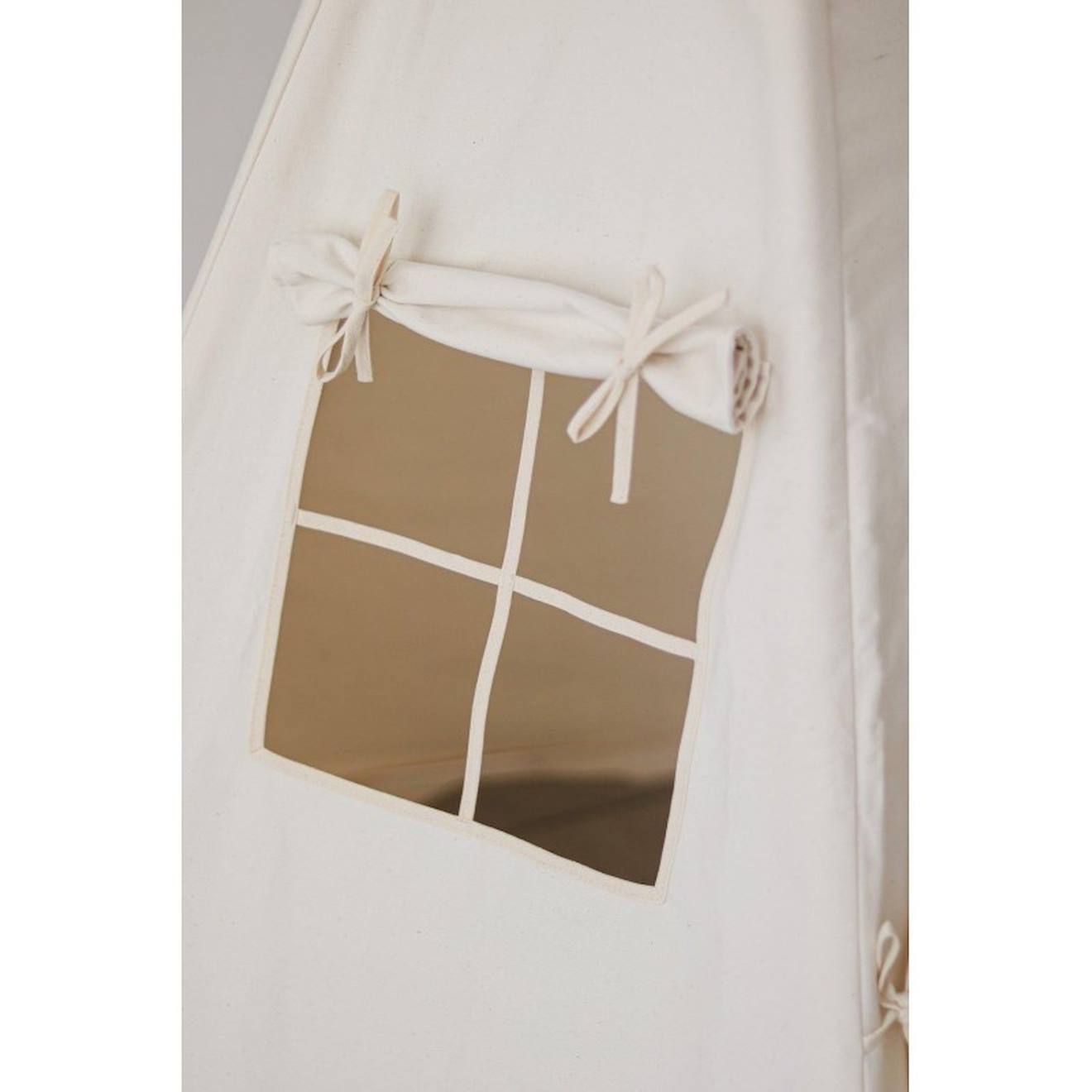 Tente tipi renard en coton beige