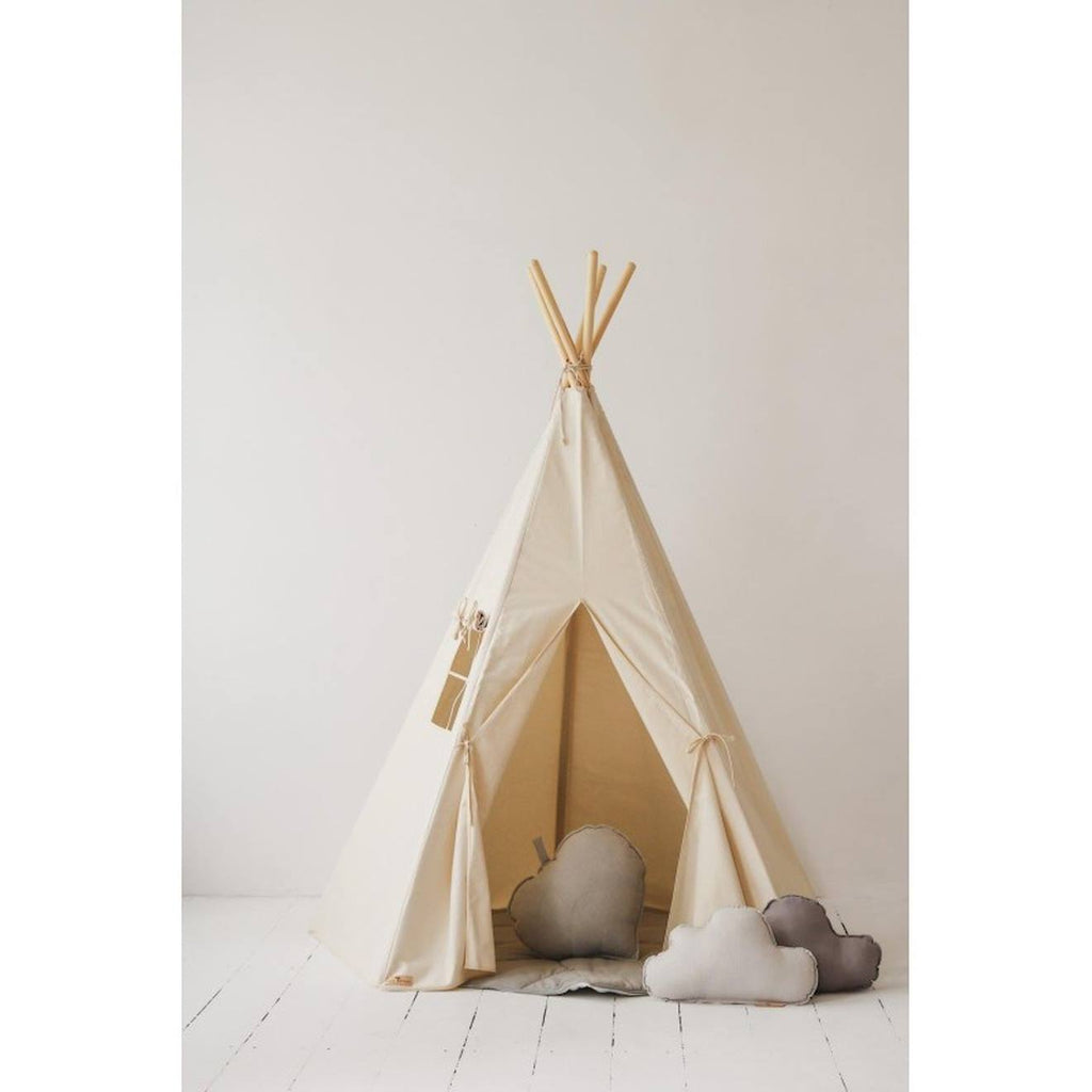 Tente tipi renard en coton beige