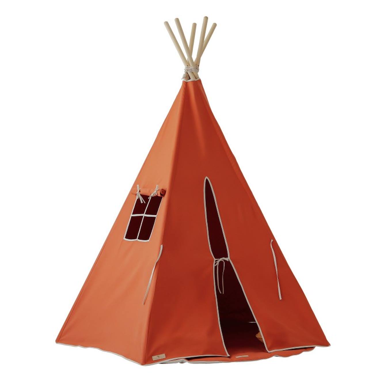Tente tipi renard en coton rouge