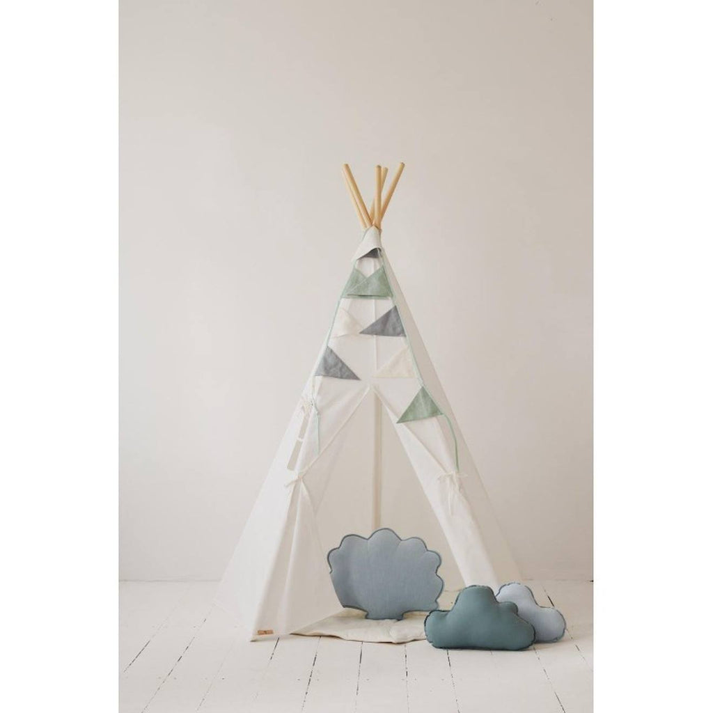 Tente tipihe neige en coton blanc