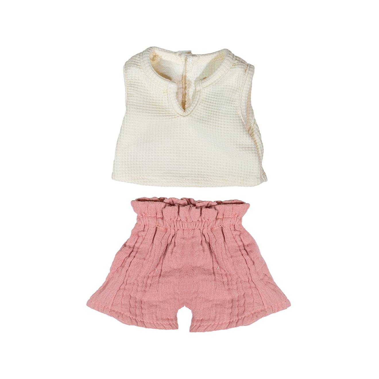 Tenue dété pour poupée de 38 cm rose