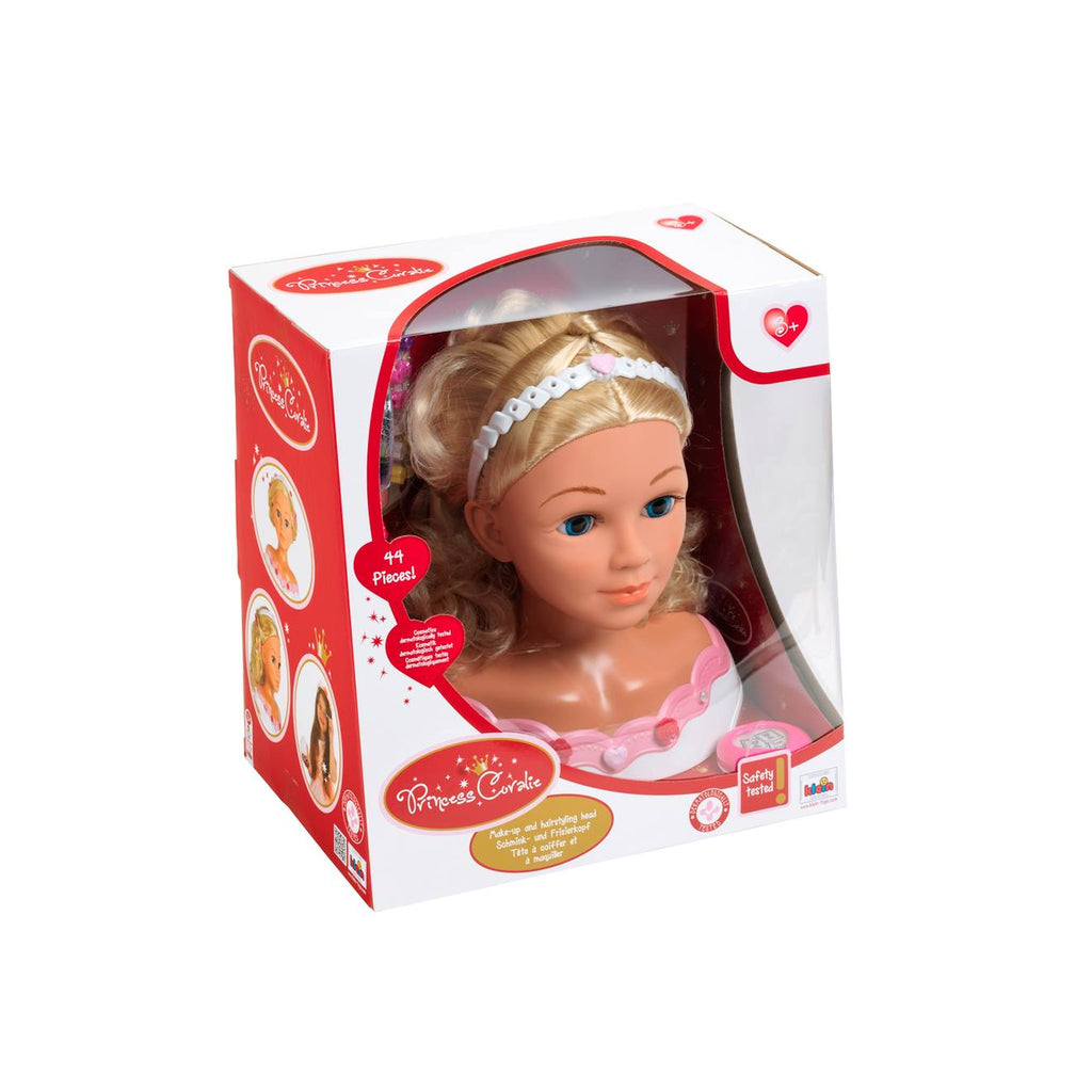 Tête à coiffer princesse coralie rose