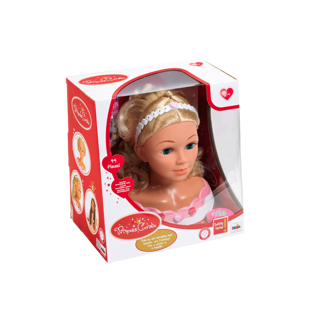 Tête à coiffer princesse coralie rose