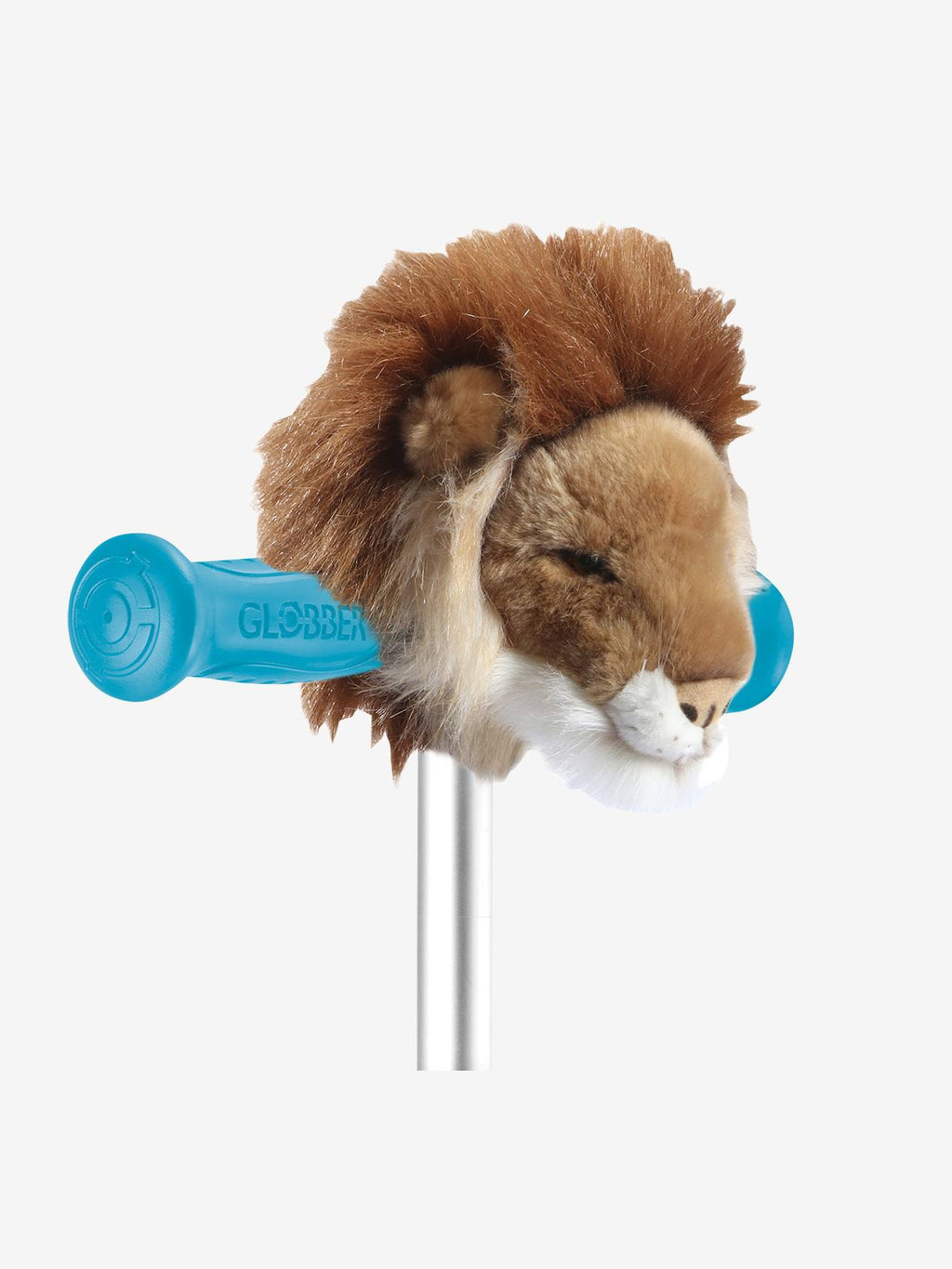 Tête de peluche pour guidon orange