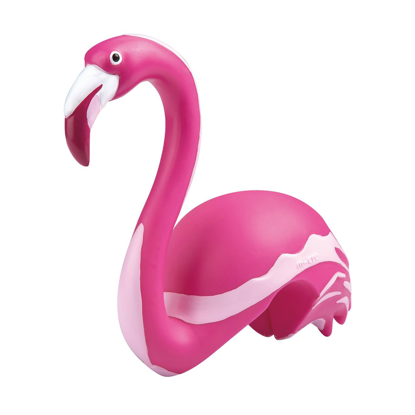 Tête de trottinette flamant rose