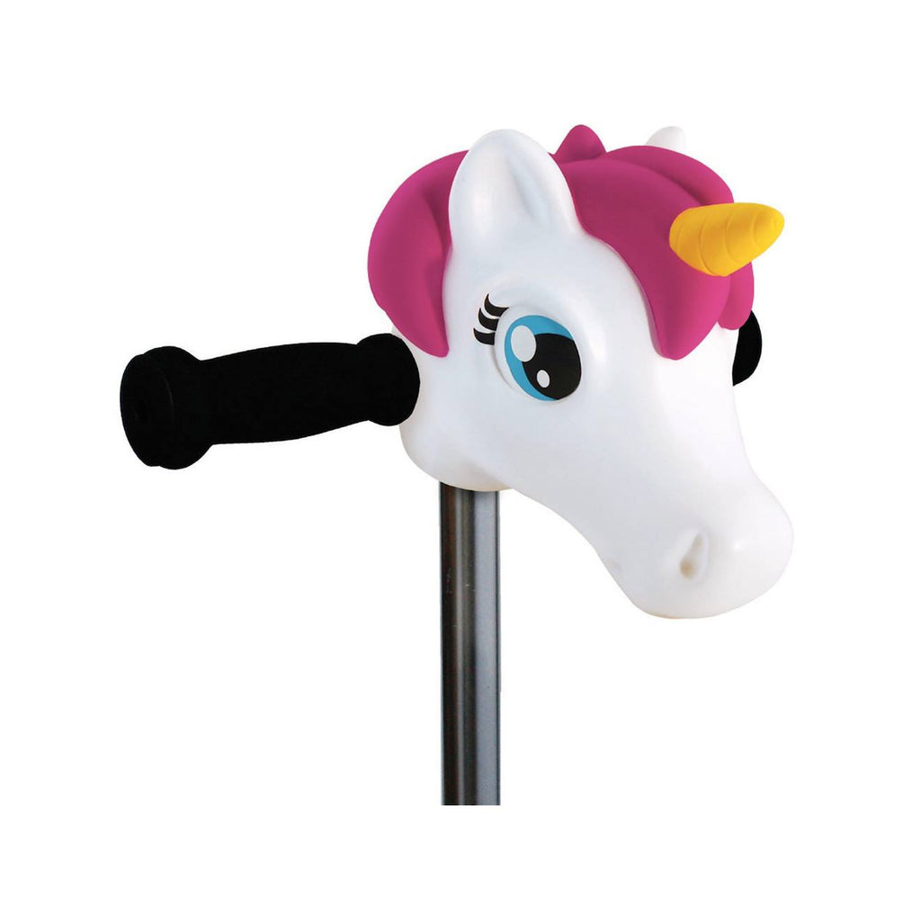 Tête de trottinette licorne blanc