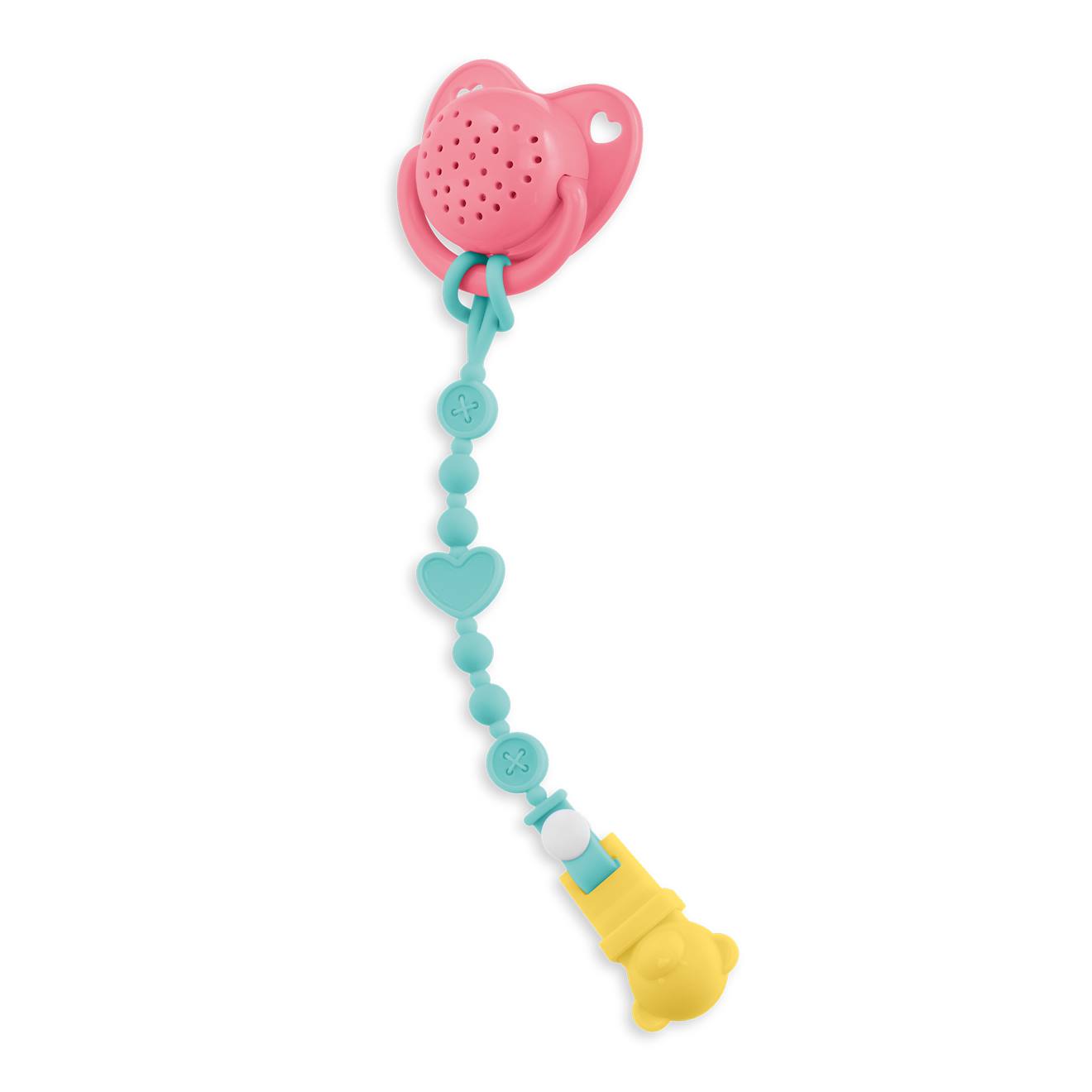 Tétine sonore pour poupon 36 cm multicolore