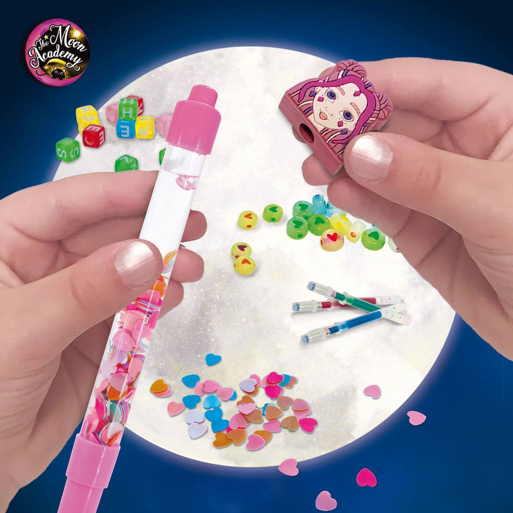 The moon academy stylos et agenda magiques multicolore
