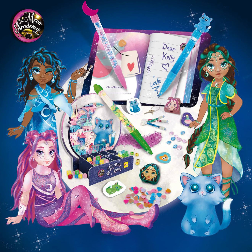 The moon academy stylos et agenda magiques multicolore