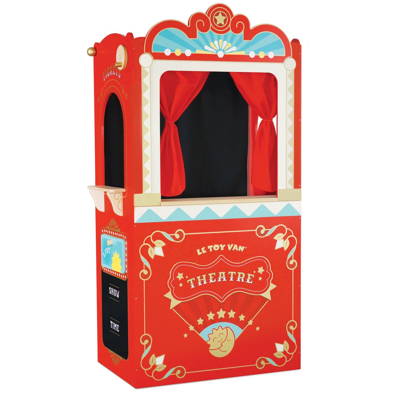 Théâtre de marionnettes rouge