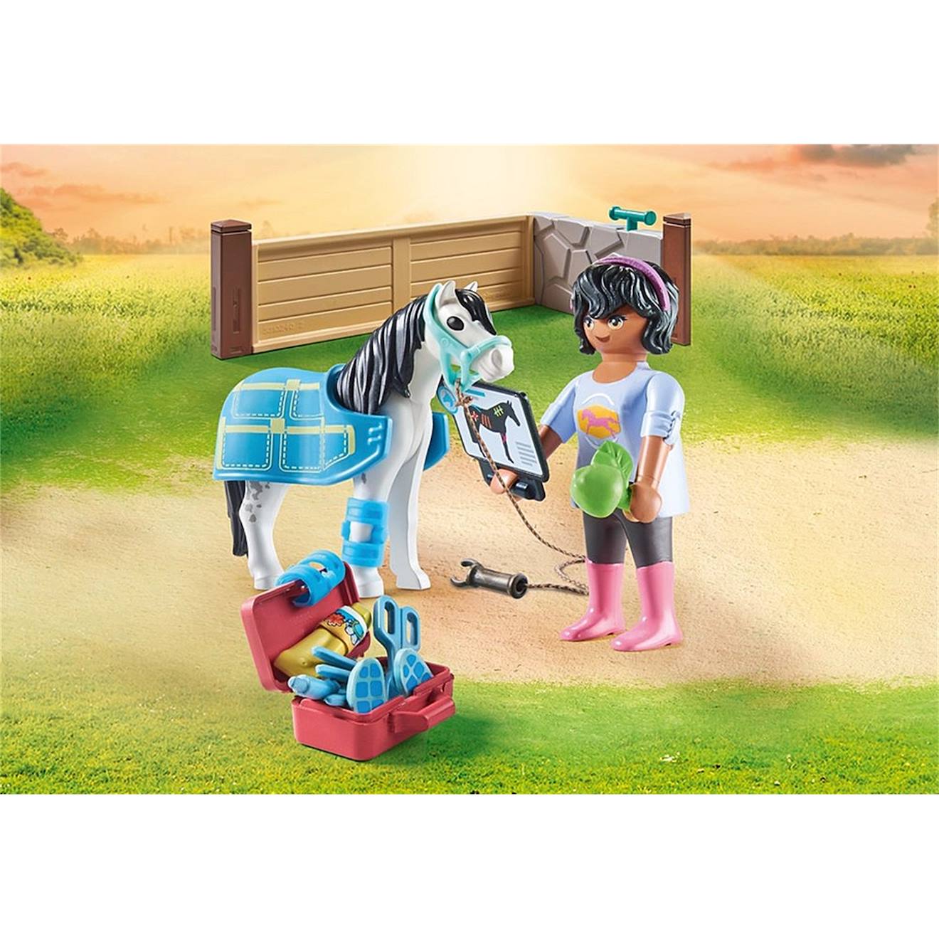 Thérapeute et cheval 71497 multicolore
